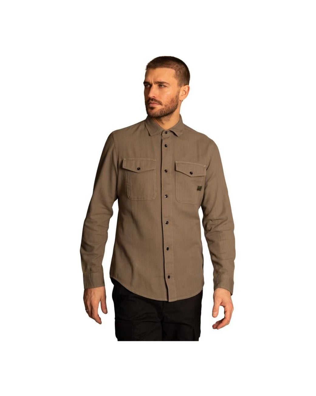 G-Star Brown Casual Shirts for men
