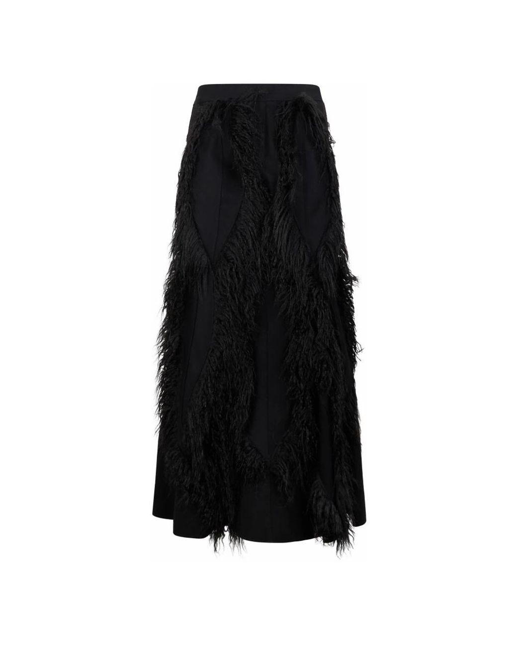 Alberta Ferretti Black Maxi Skirts