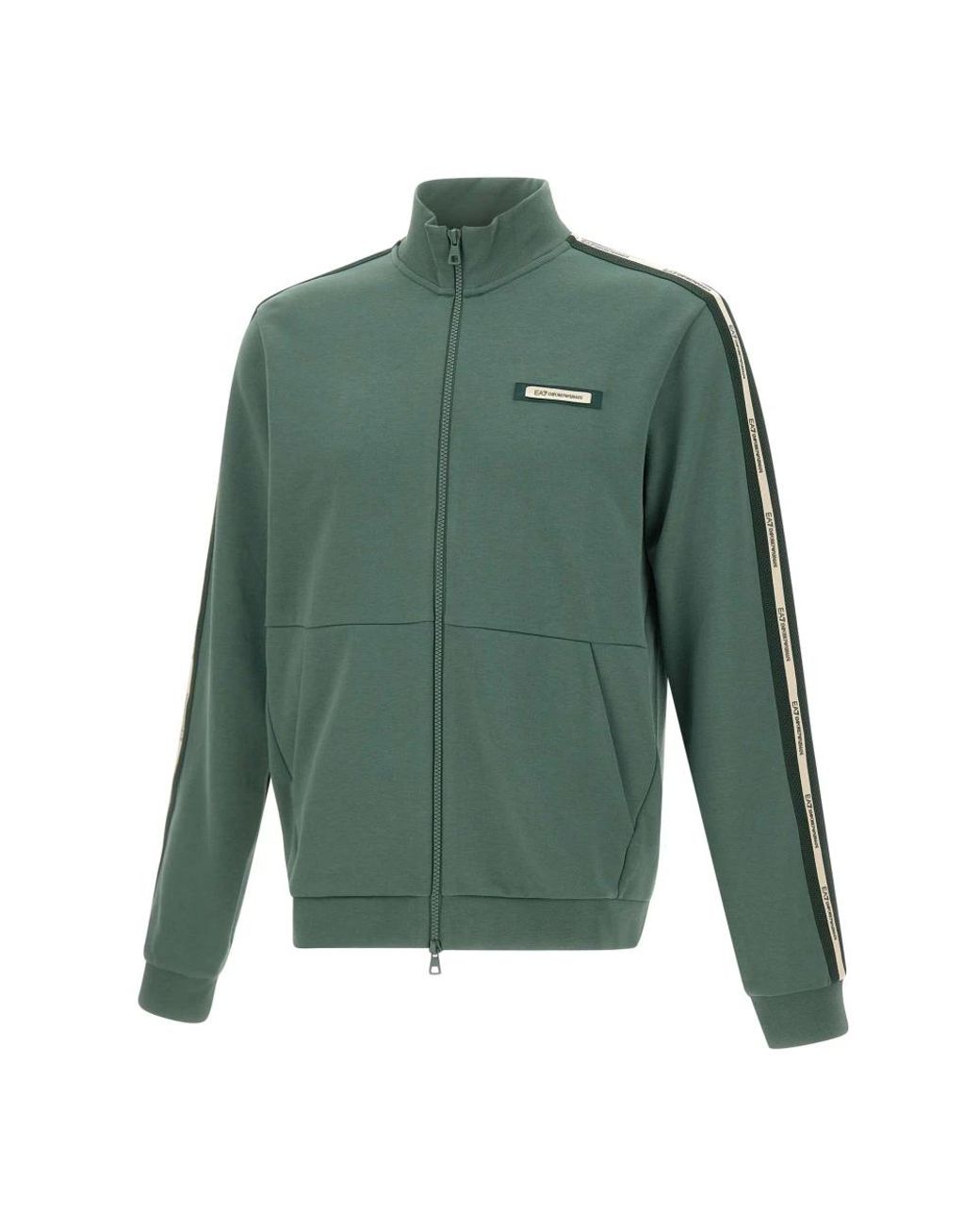 Zip-Throughs di EA7 in Green da Uomo