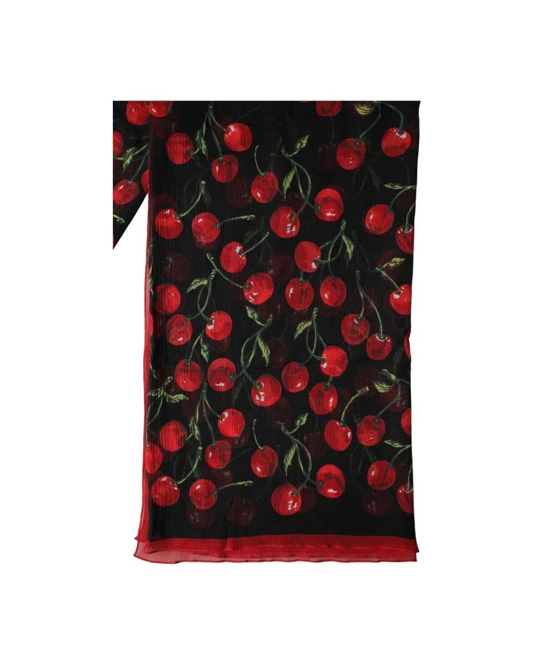 Dolce & Gabbana Black Silk Scarves