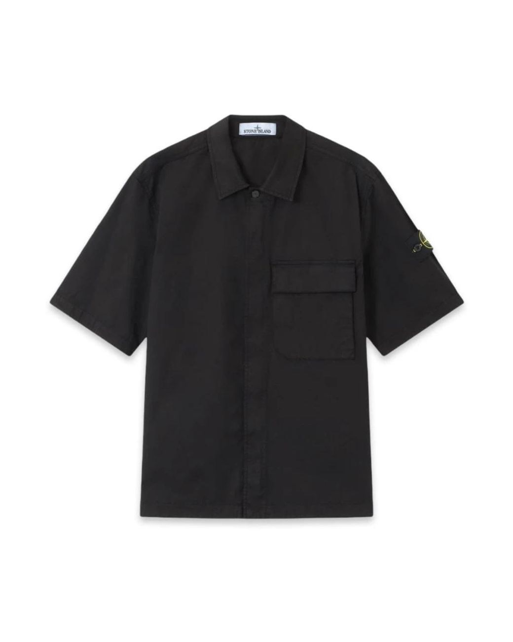 Stone Island Black Short Sleeve Shirts for men