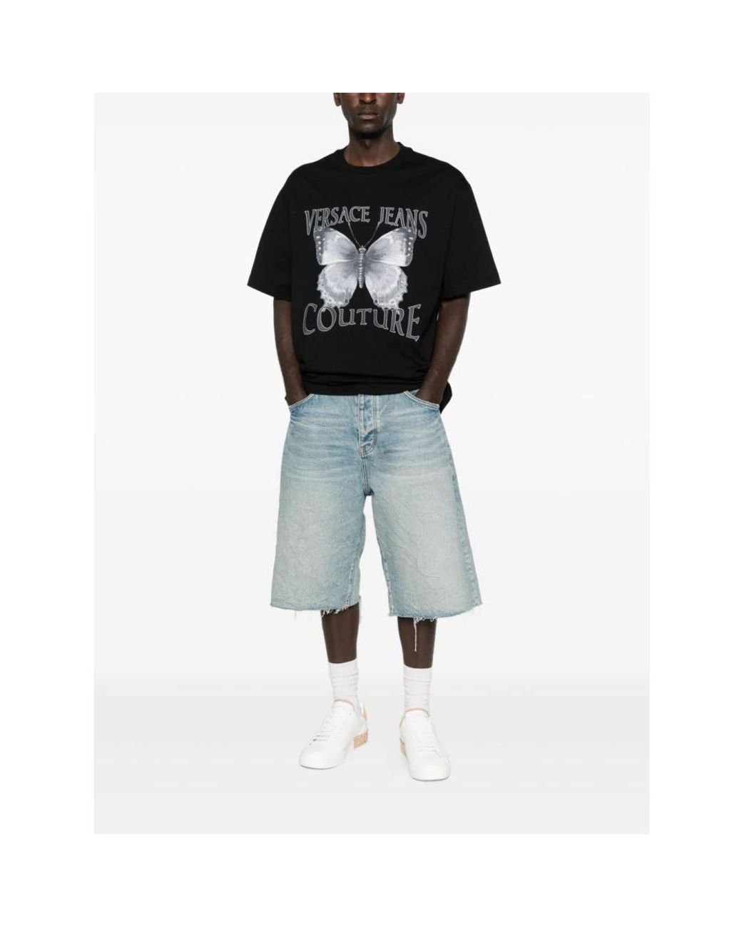 Versace Jeans Couture Black T-Shirts for men