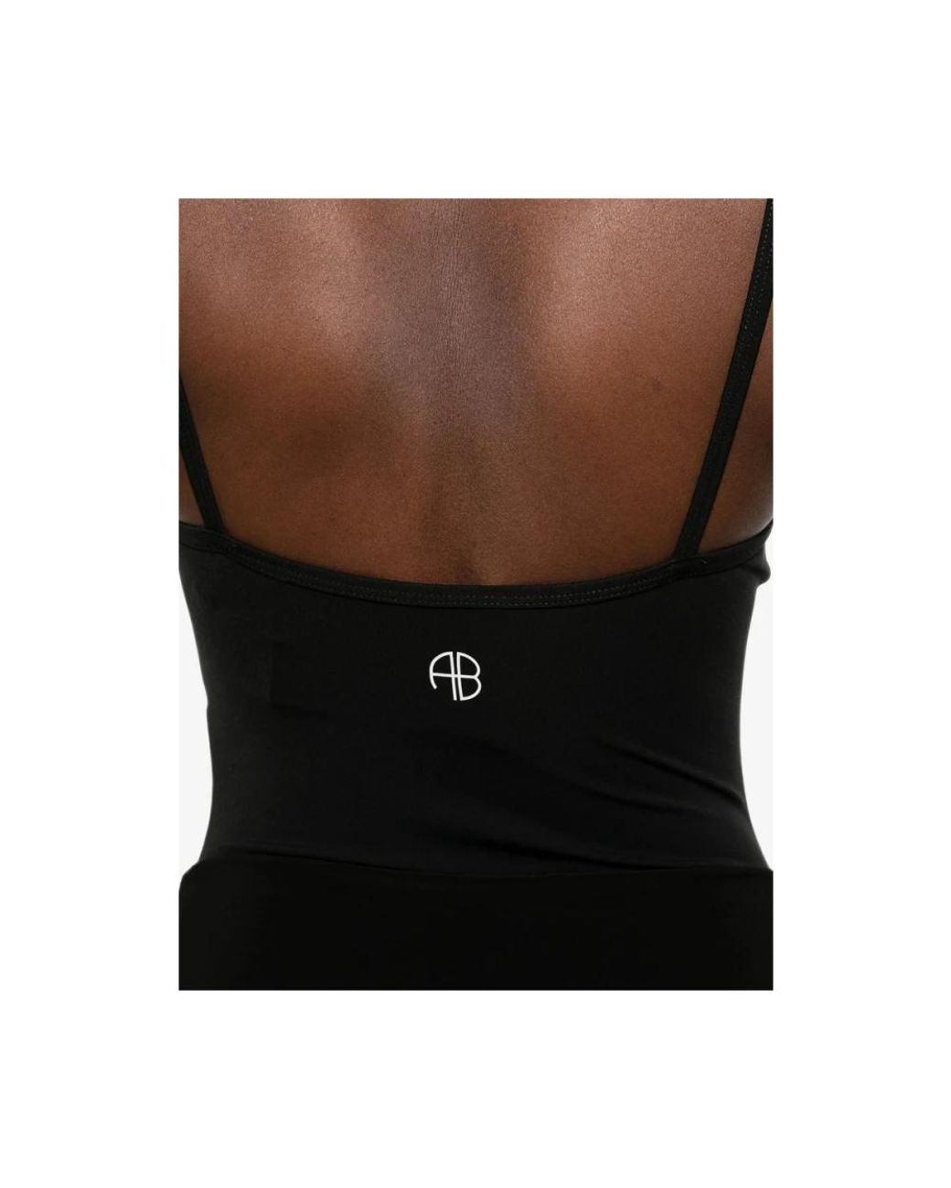 Body Barbara Con Logo Estampado Anine Bing de color Black