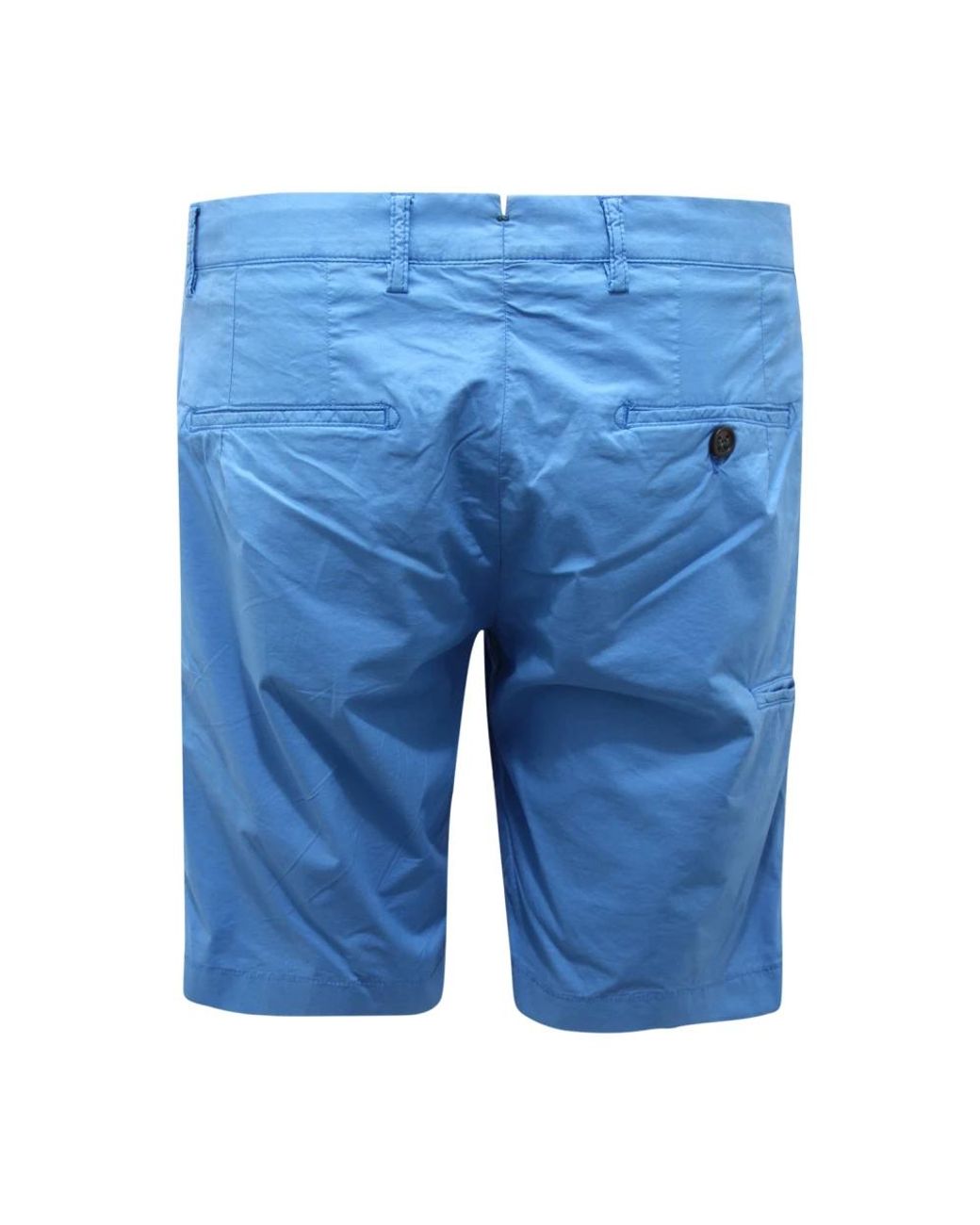 Berwich Blue Casual Shorts for men