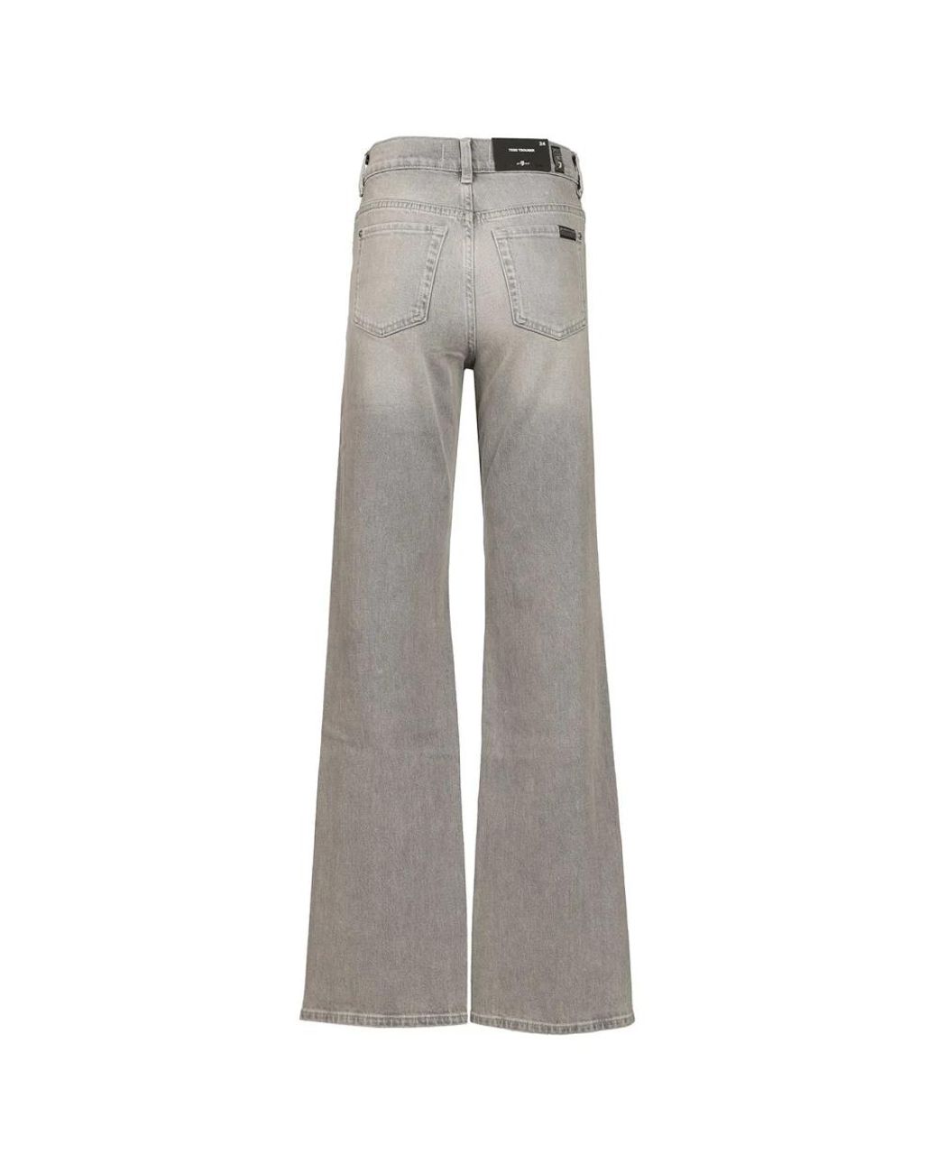 7 For All Mankind Gray Wide Jeans