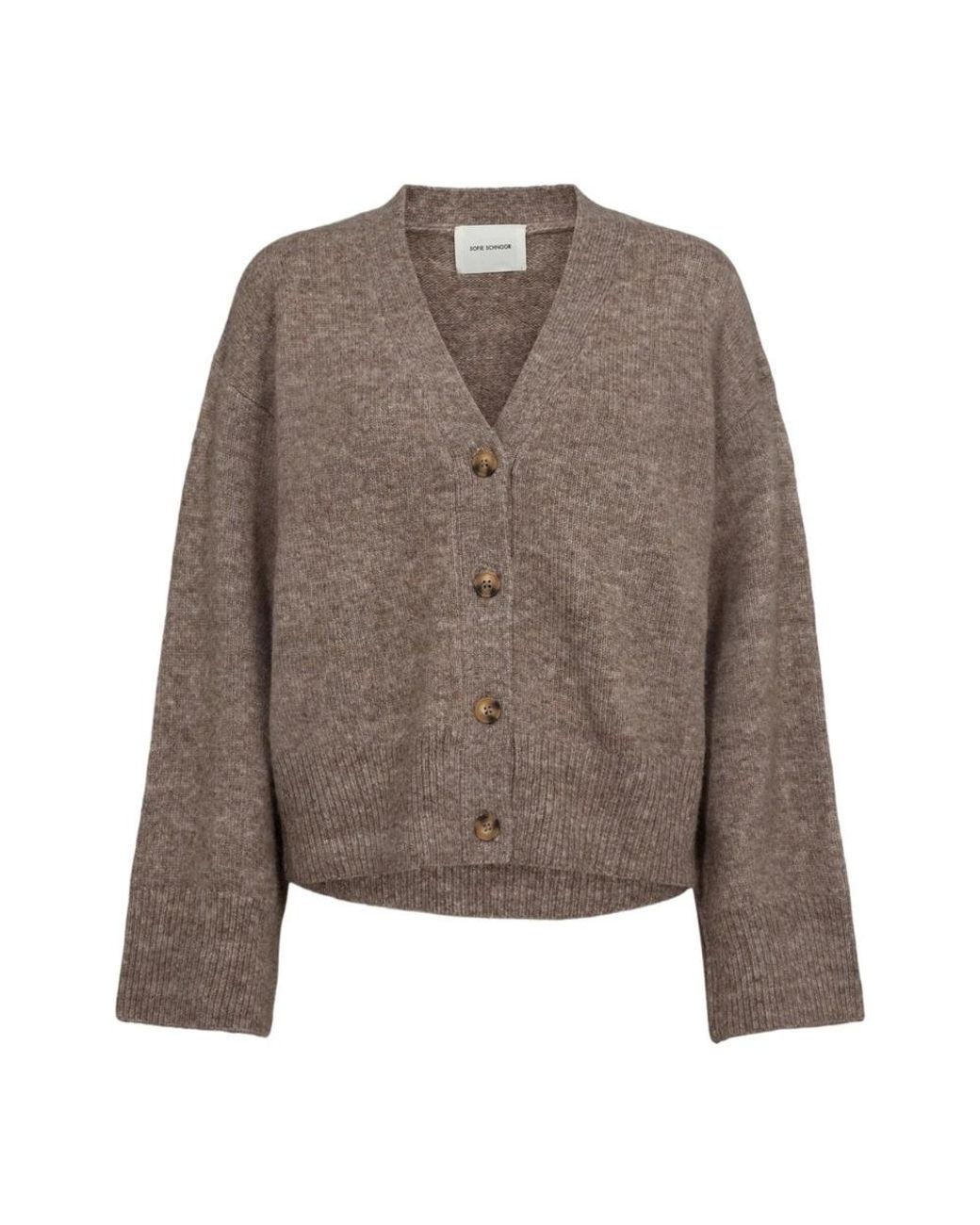 Sofie Schnoor Truien & Vesten ,Bruin ,Leer Cardigans in het Brown