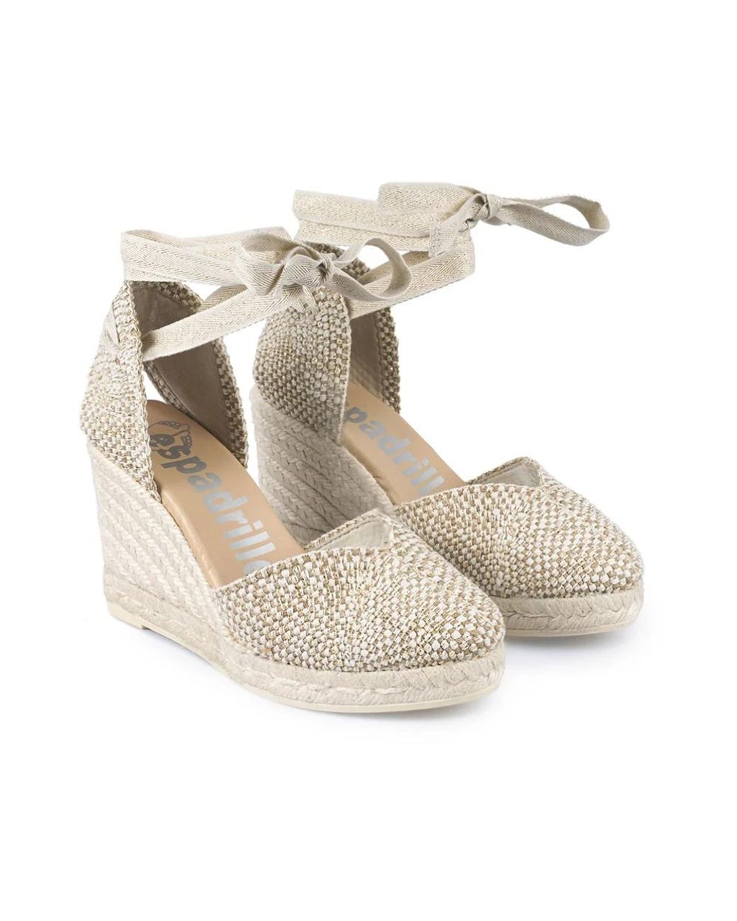 Wedges di Espadrilles in Natural