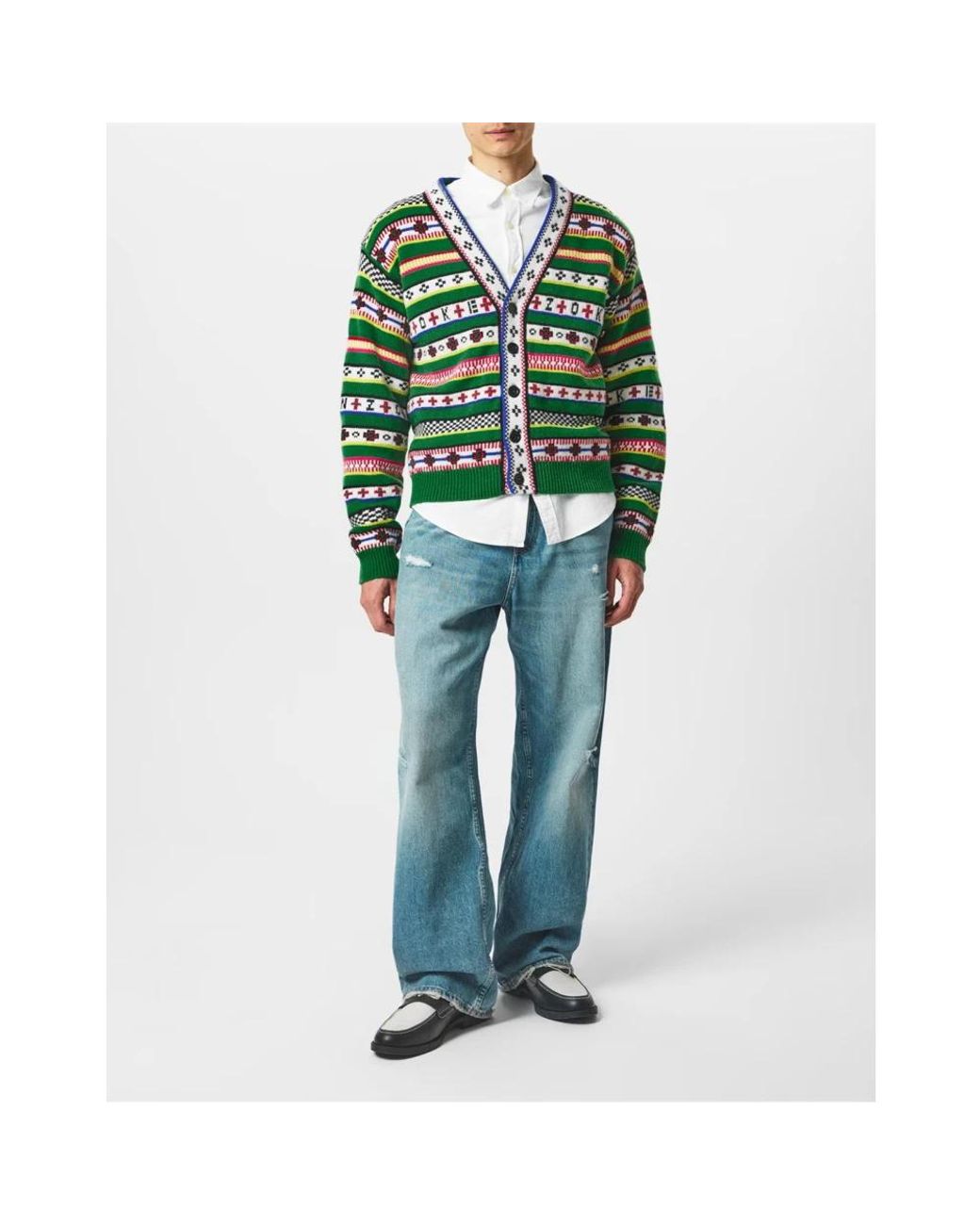 KENZO Green Cardigans for men