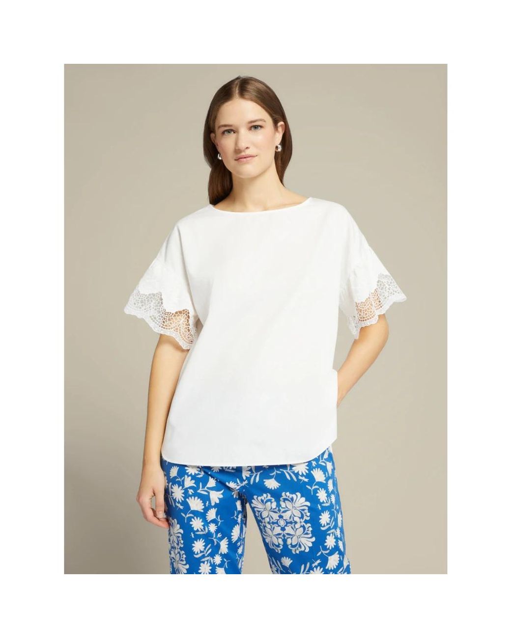 Elena Miro White Blouses