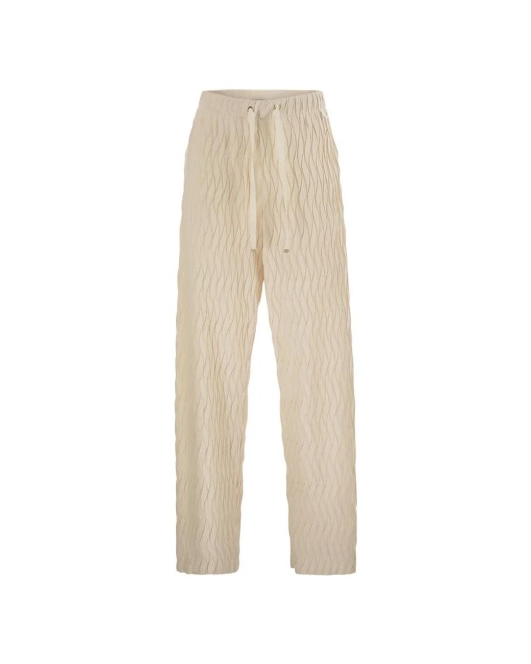 Herno Natural Wide Trousers