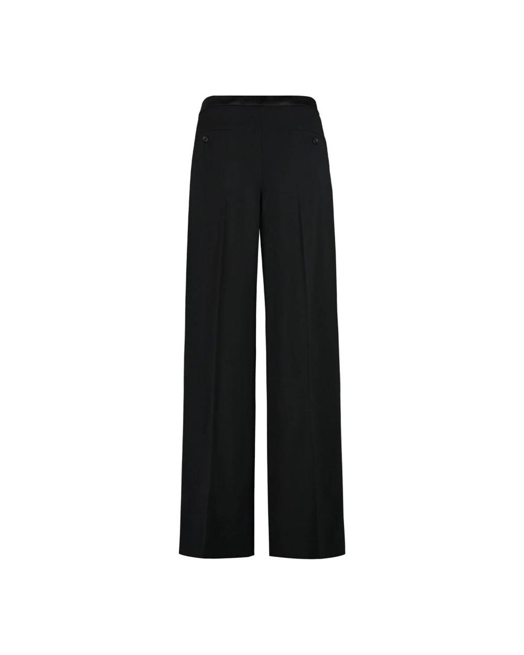 Aspesi Black Wide Trousers