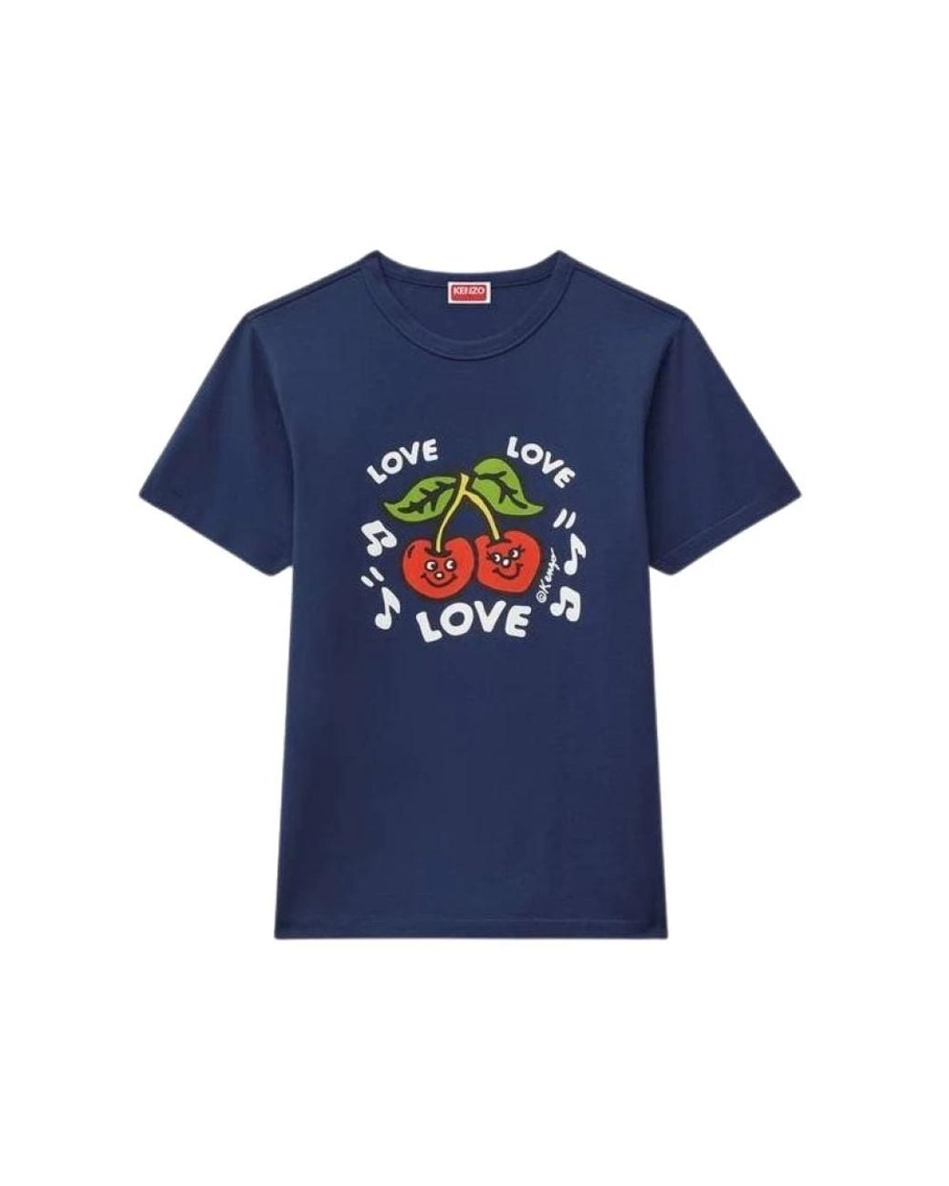KENZO Blue T-Shirts for men