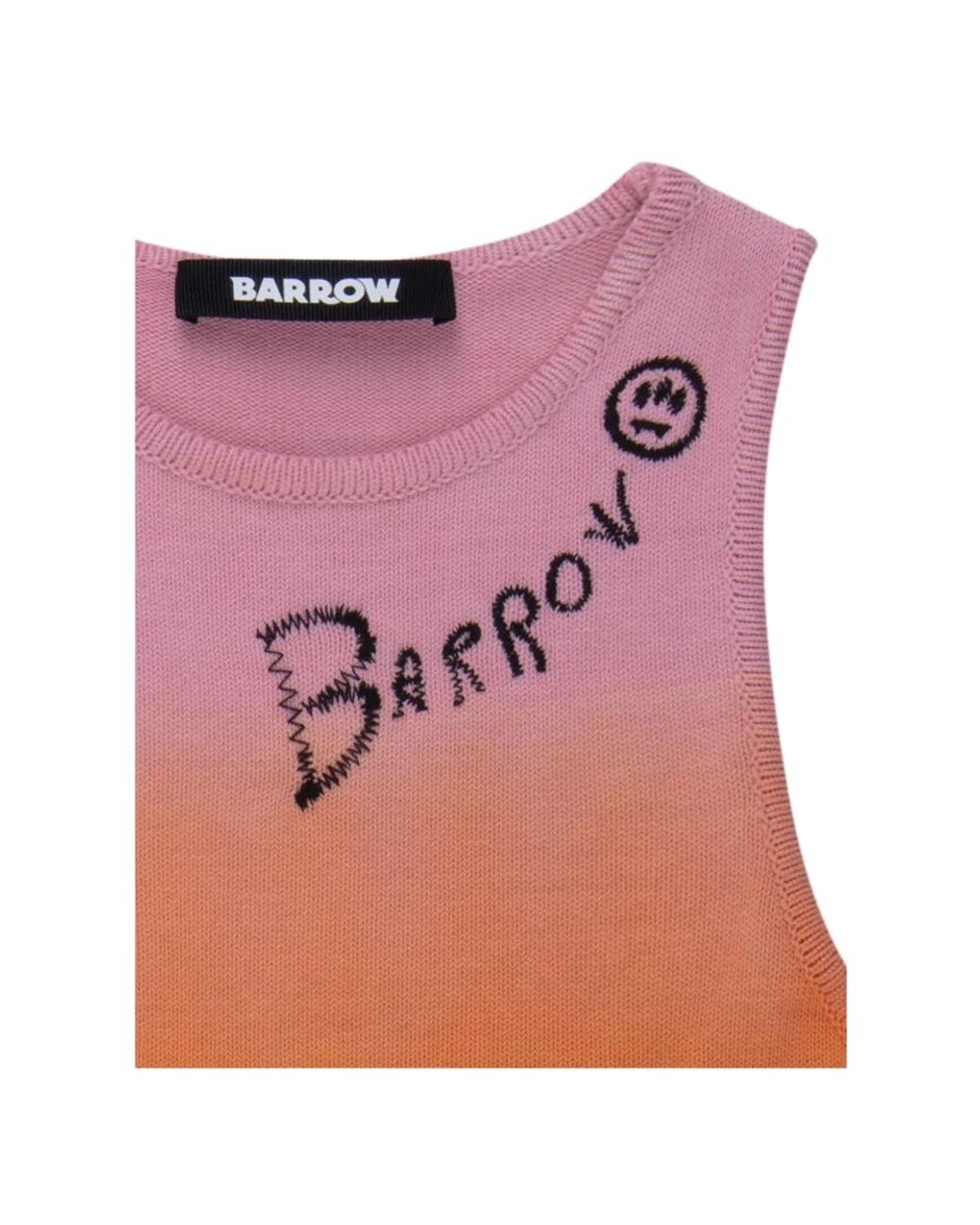 Barrow Pink Round-Neck Knitwear