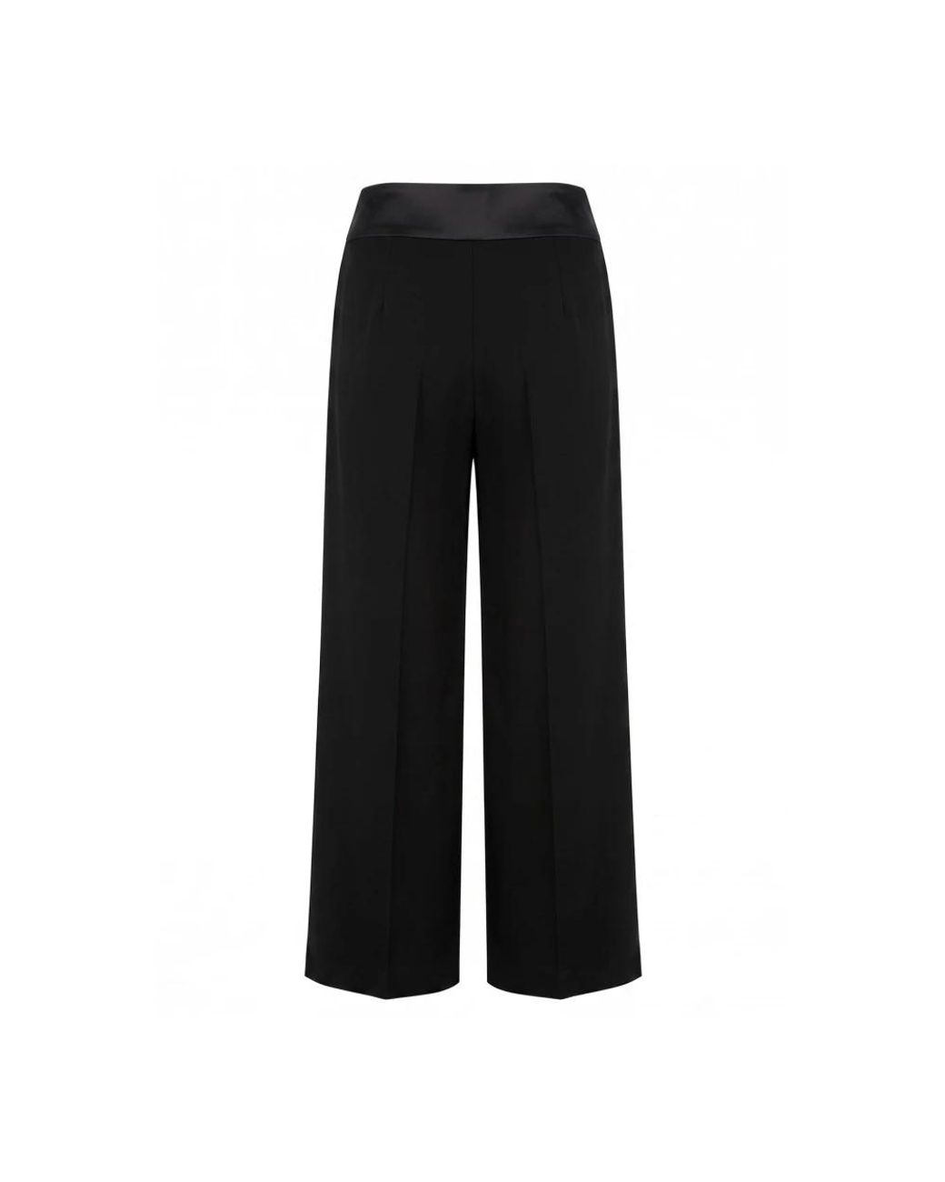 Patrizia Pepe Black Wide Trousers