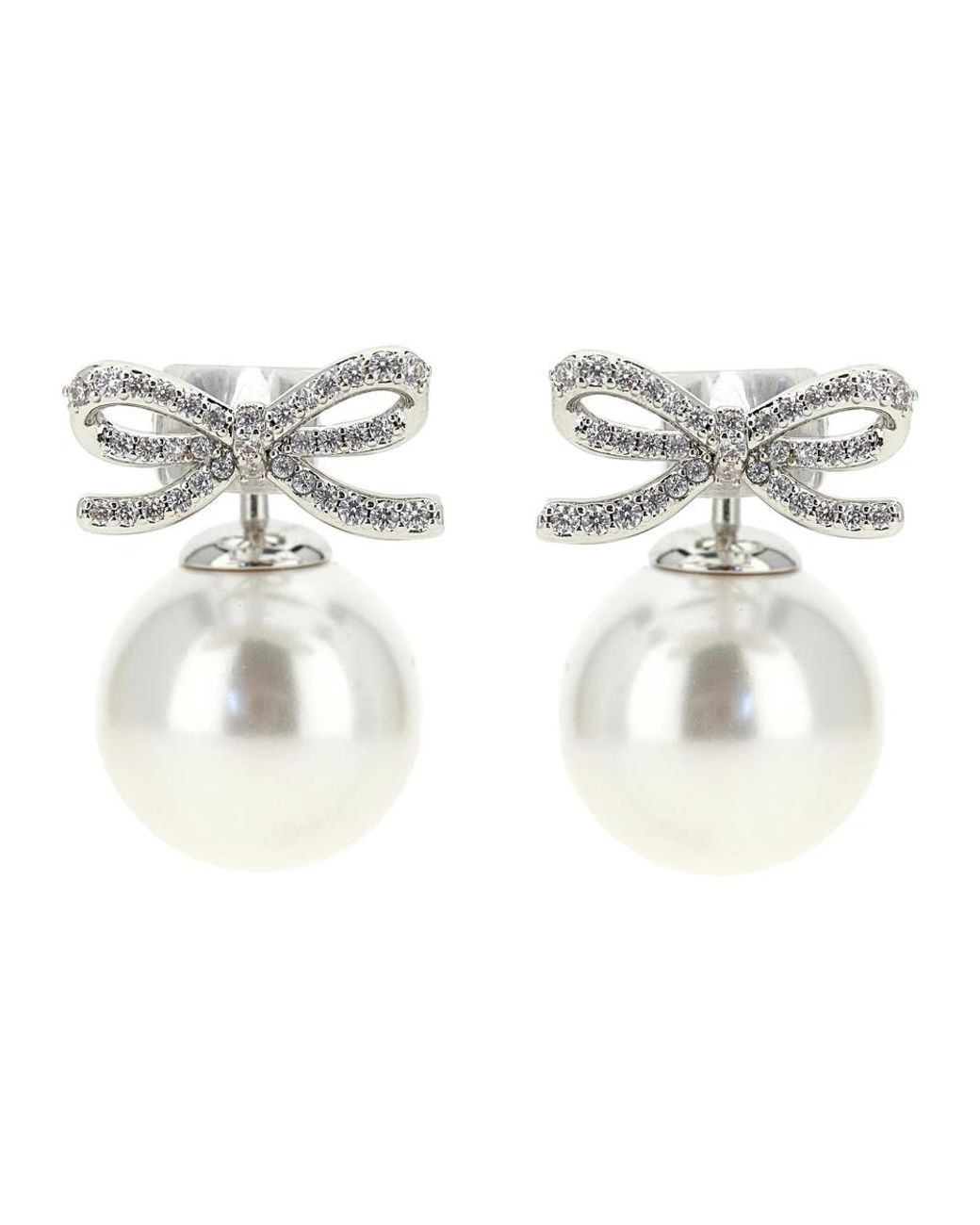 Earrings di Self-Portrait in Metallic