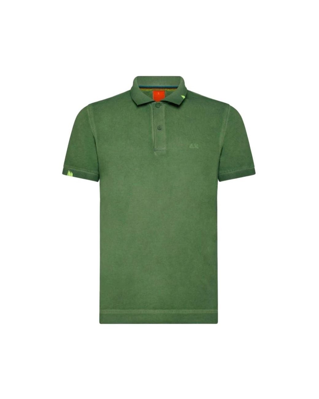 Sun 68 Green Polo Shirts for men