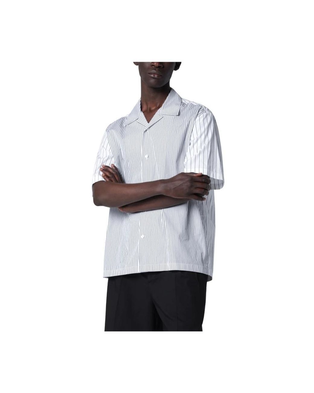 Jil Sander White Short Sleeve Shirts for men