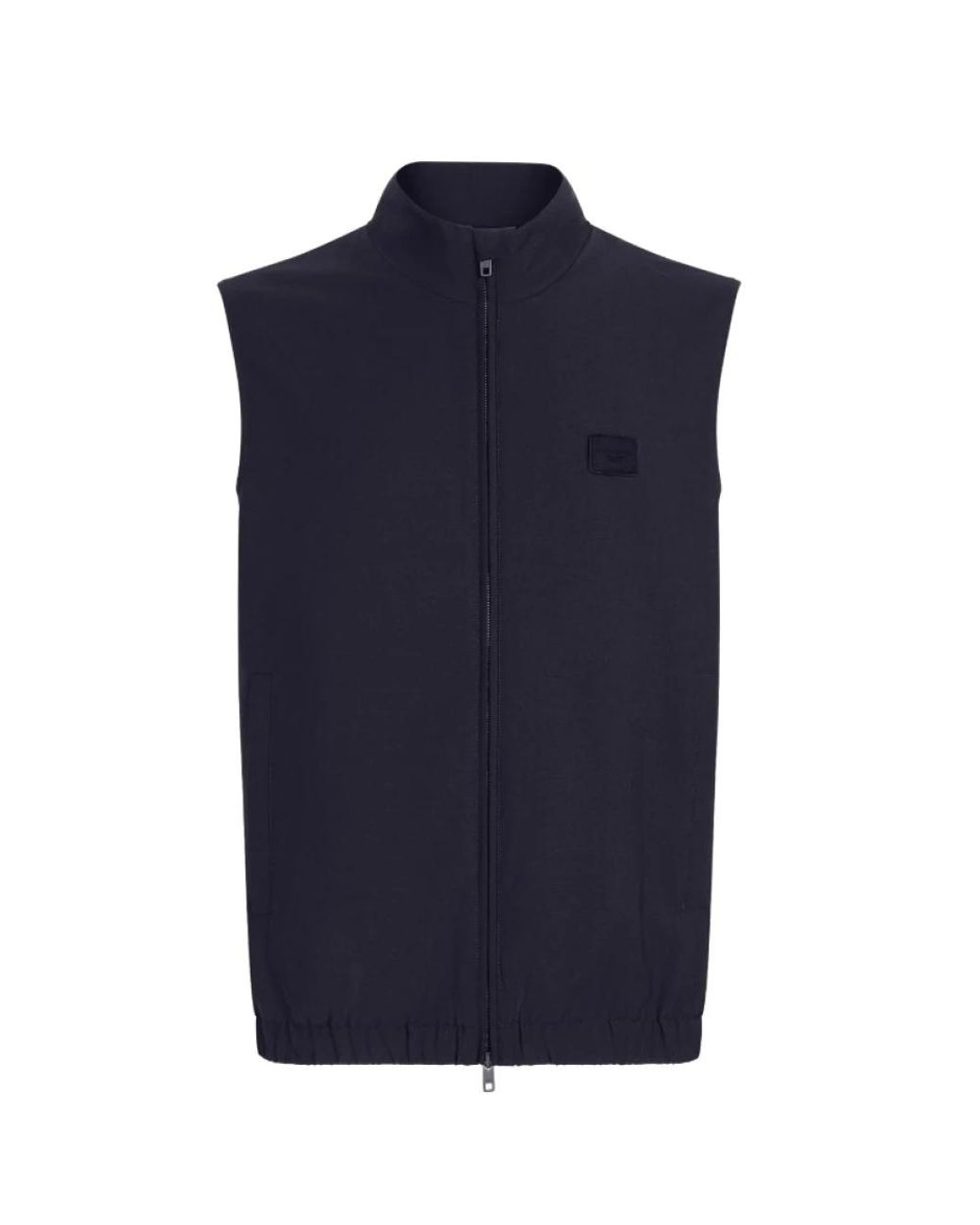 Dolce & Gabbana Jassen ,Blauw ,Midnight Logo Plaque Vest in het Blue voor heren