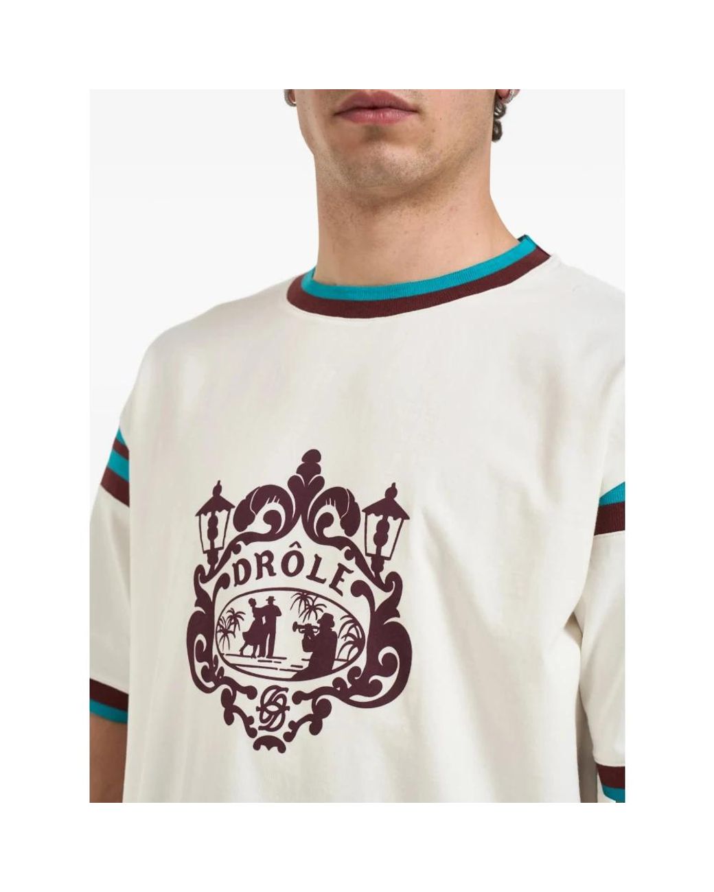 Drole de Monsieur Blue T-Shirts for men
