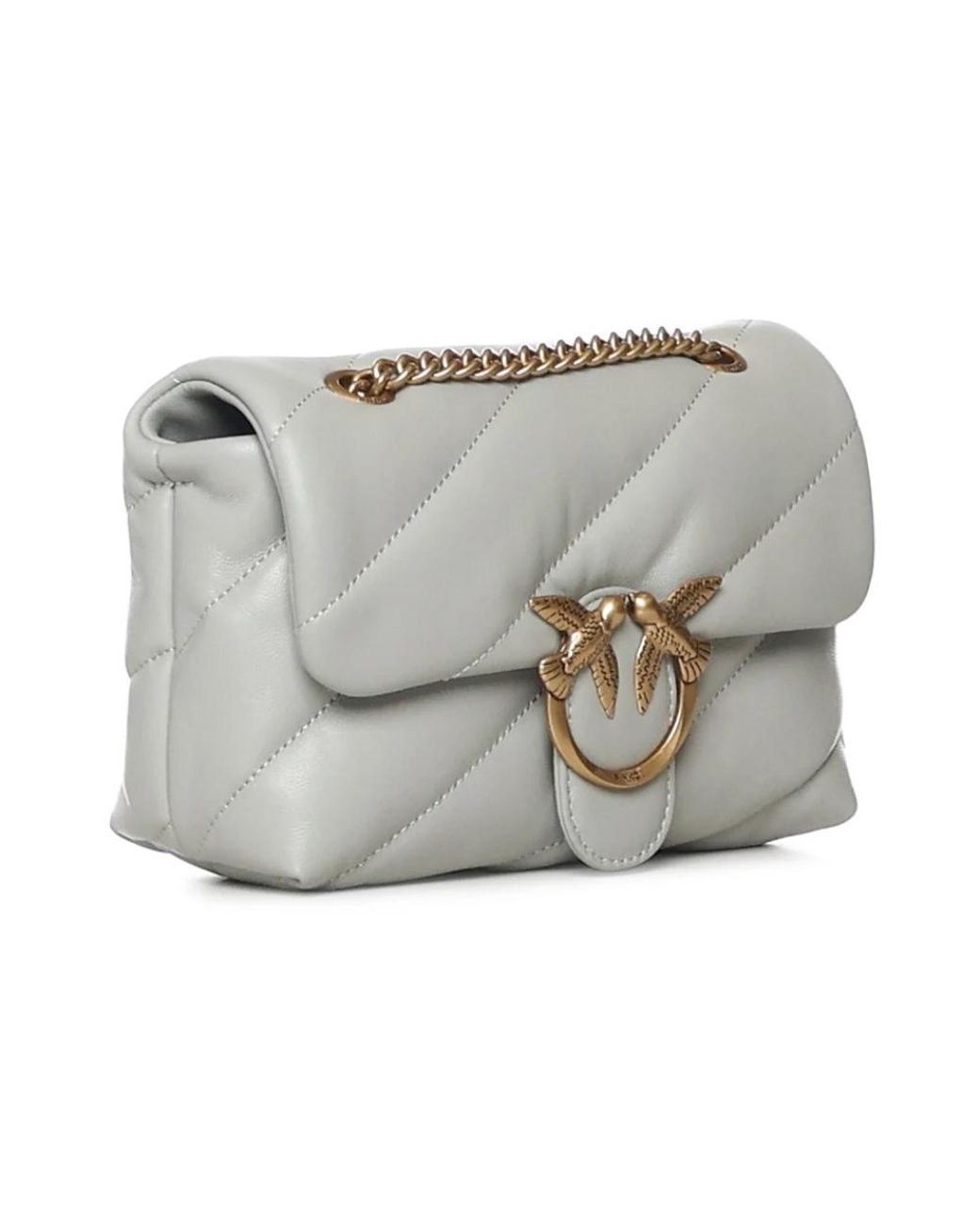 Pinko Gray Shoulder Bags