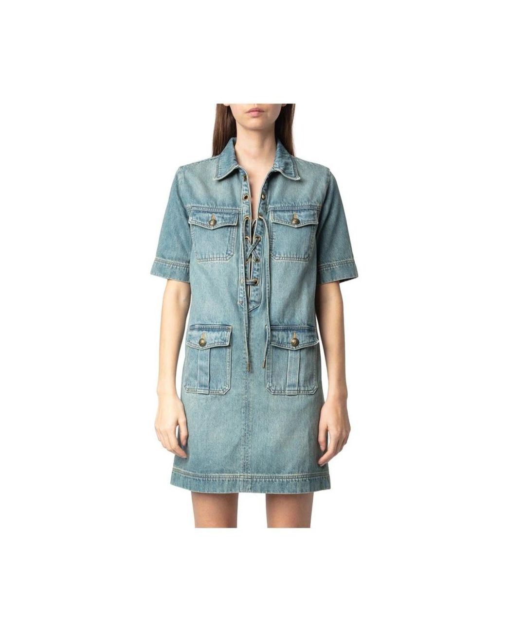 Zadig & Voltaire Blue Short Dresses