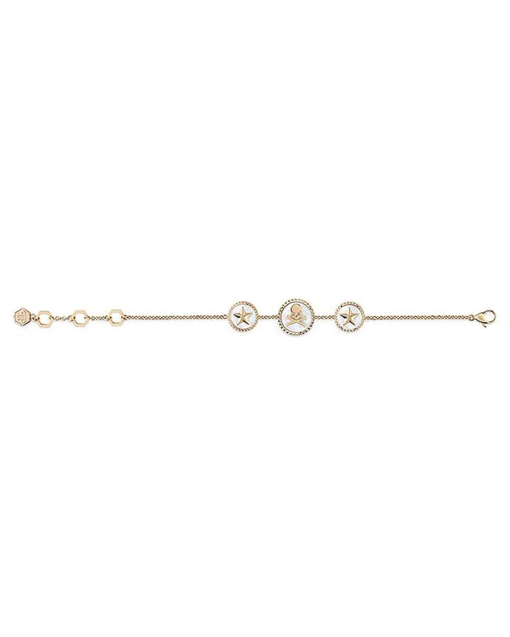 Philipp Plein Metallic Bracelets