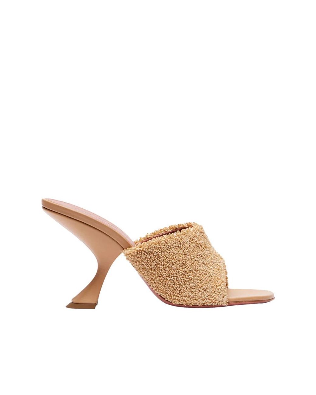AMINA MUADDI Brown Heeled Mules