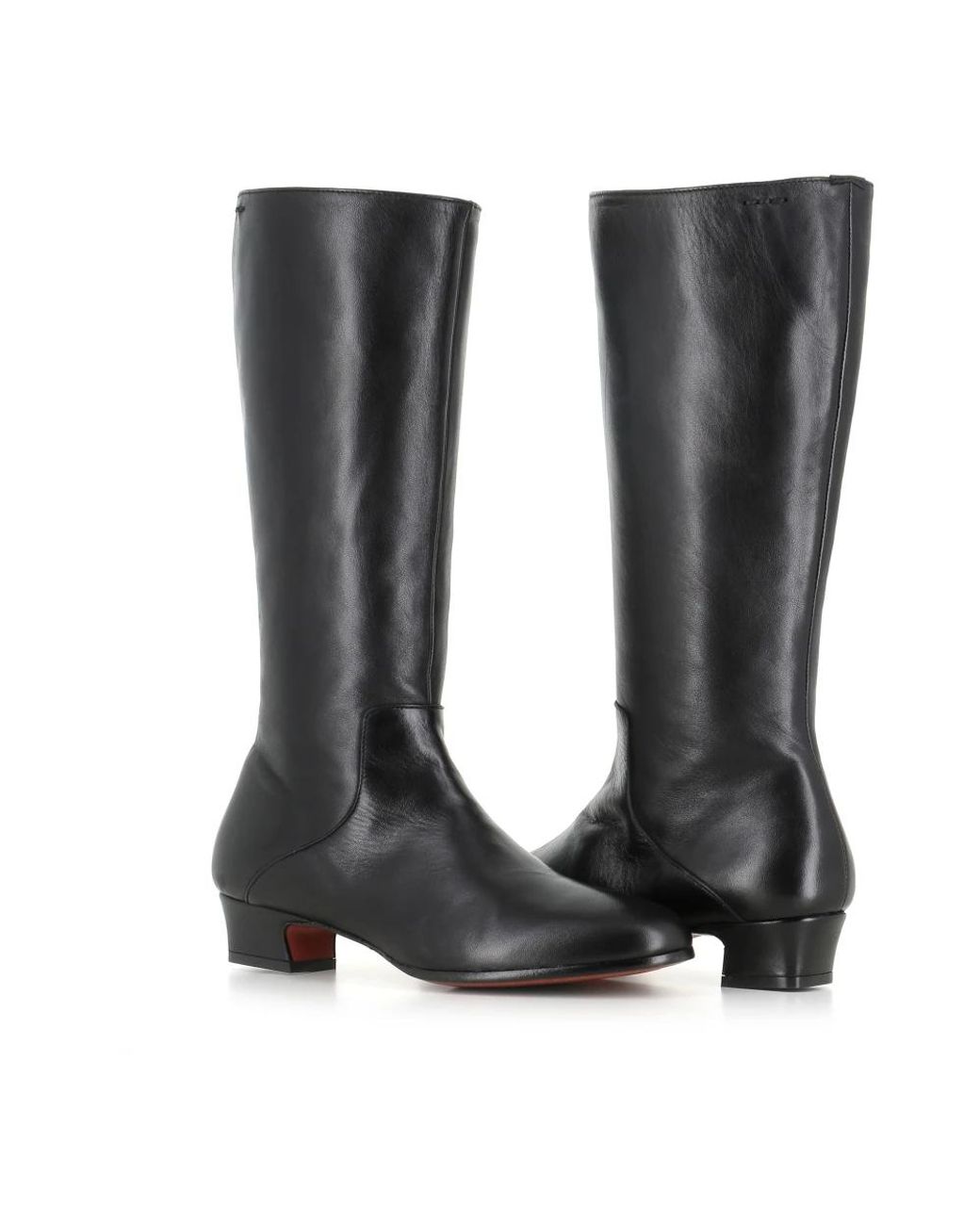 Alexander Hotto Black High Boots