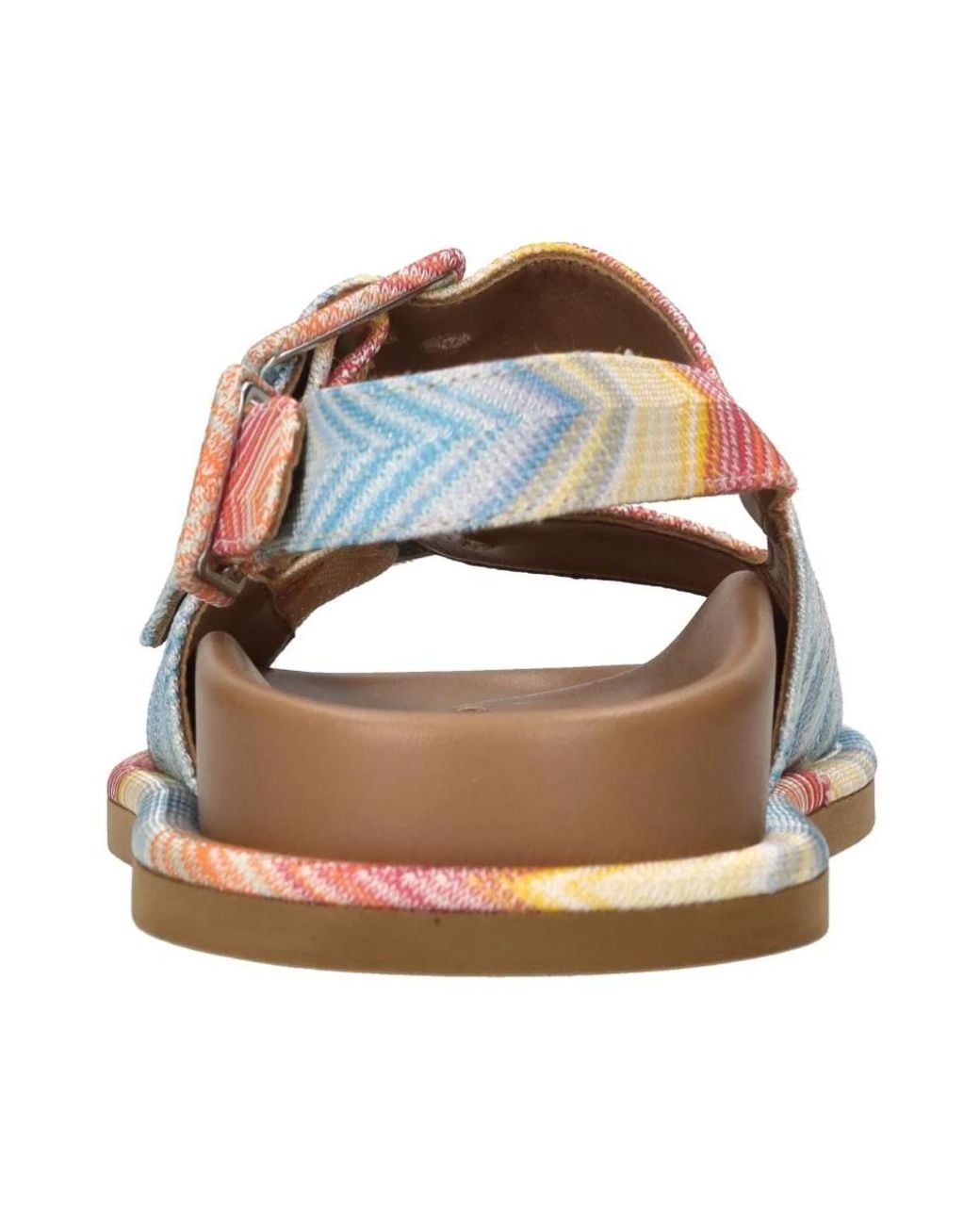 Missoni Blue Flat Sandals