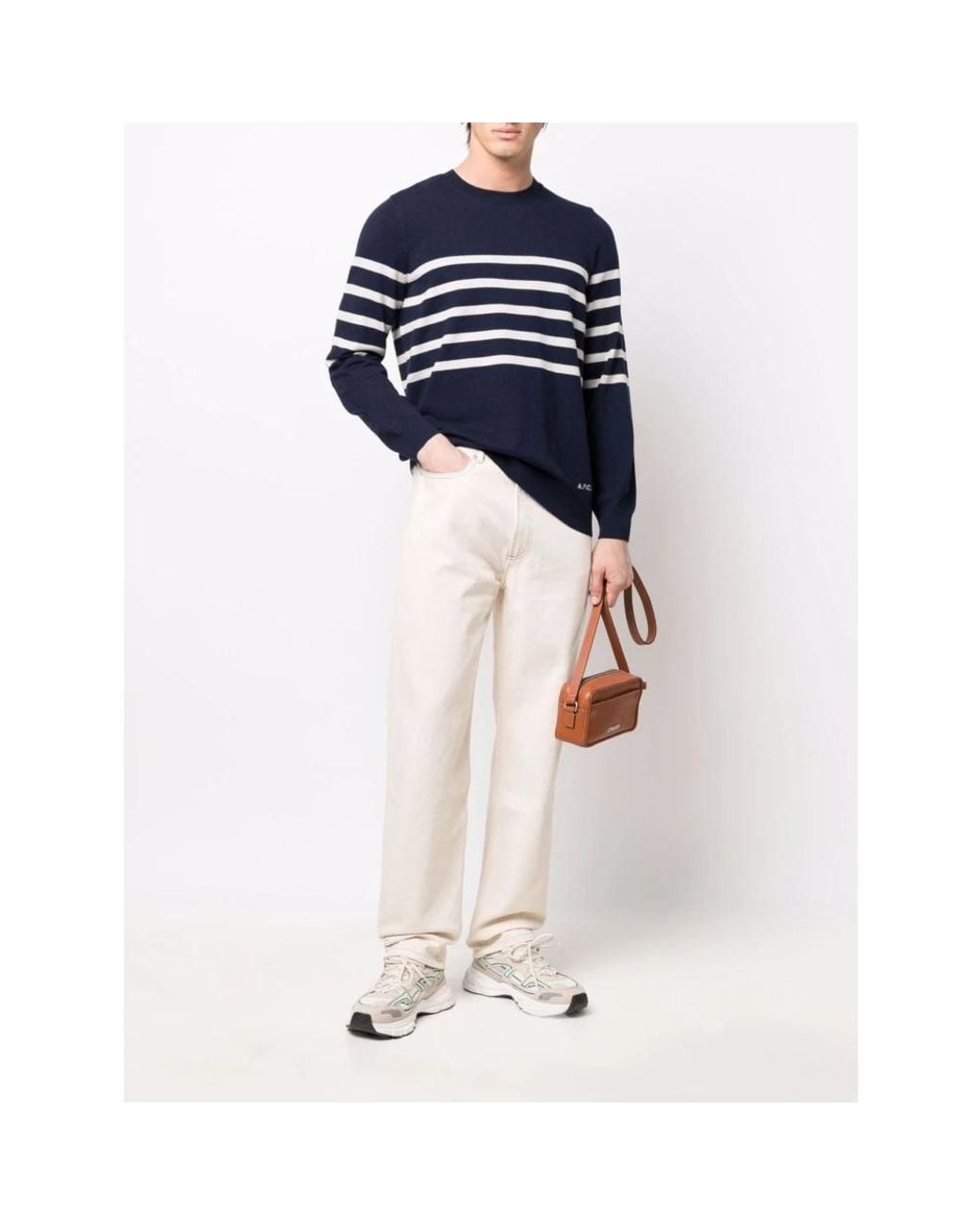 Straight Jeans A.P.C. de hombre de color Natural