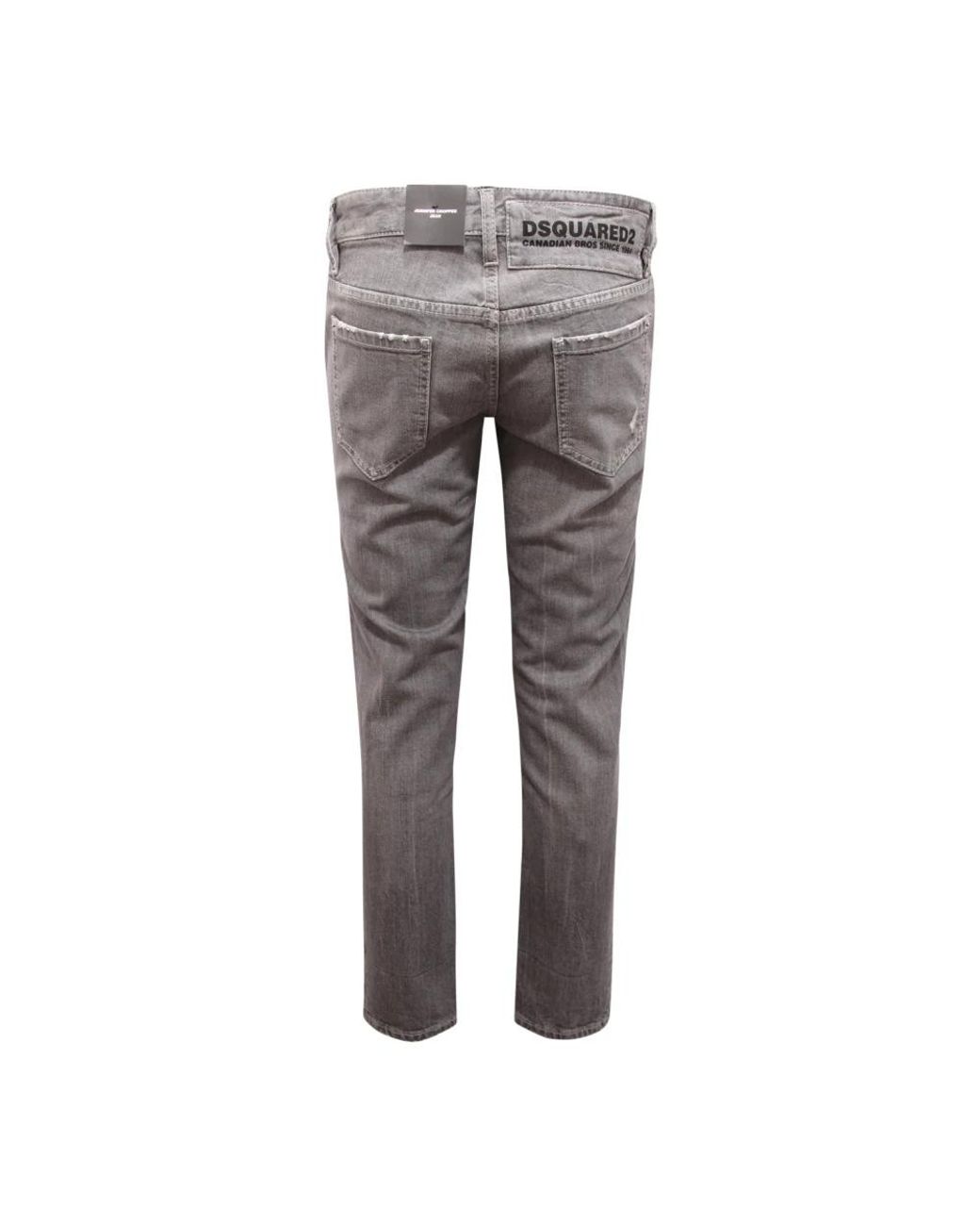 DSquared² Gray Slim Fit Jeans