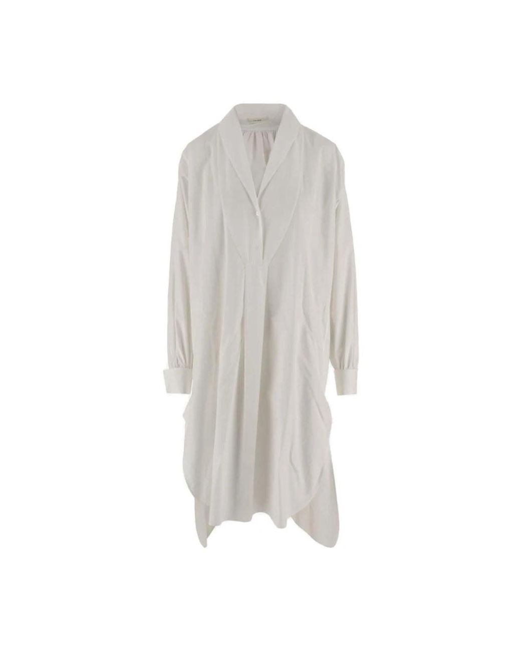 The Row Gray Shirt Dresses