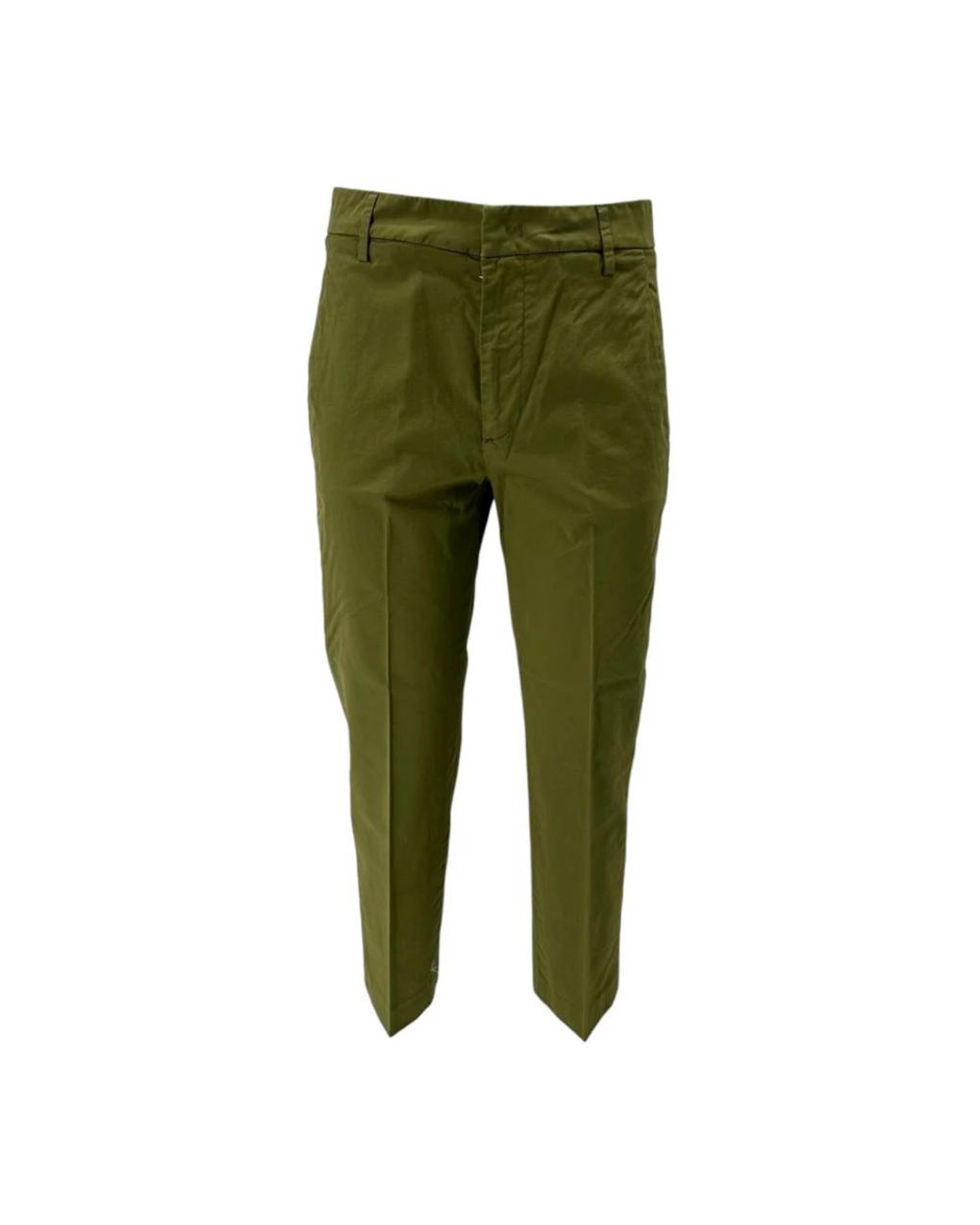 Dondup Green Cropped Trousers