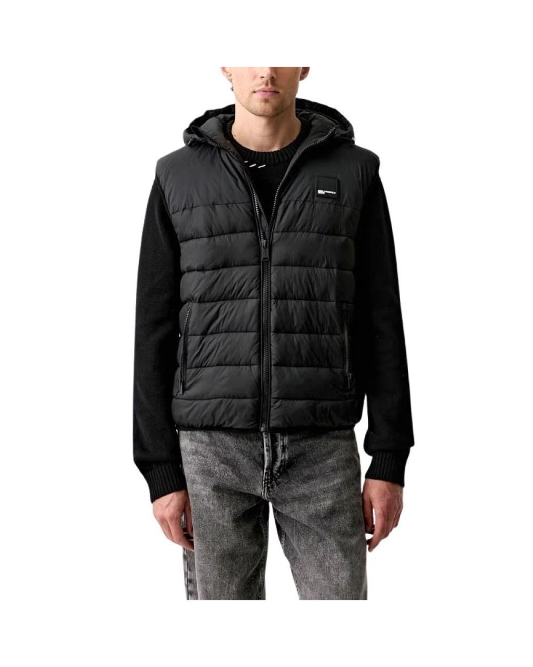 Karl Lagerfeld Black Winter Jackets for men