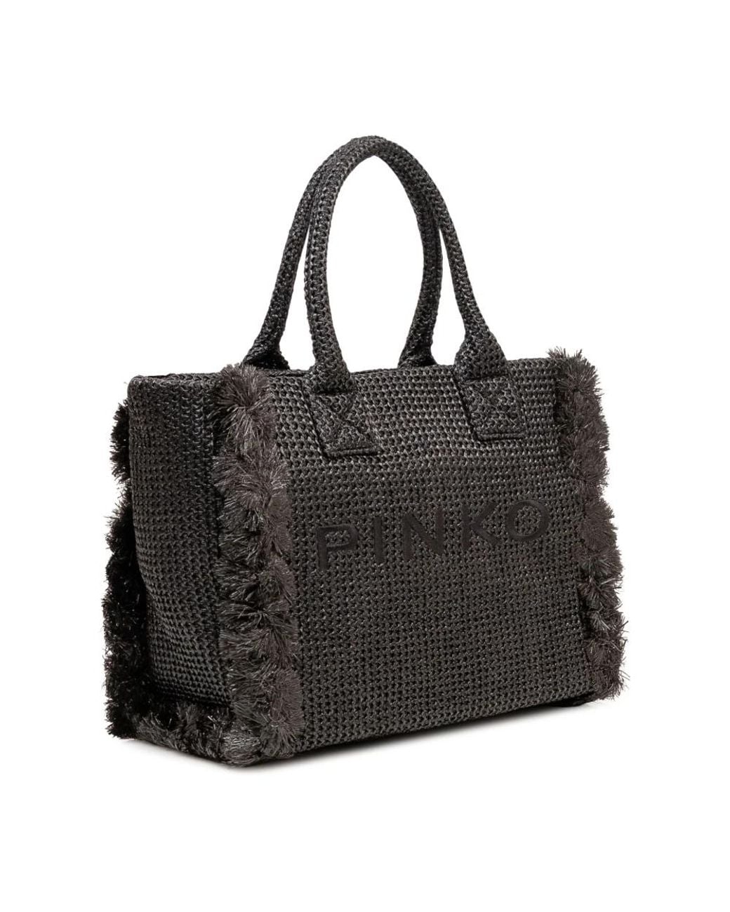 Pinko Black Tote Bags
