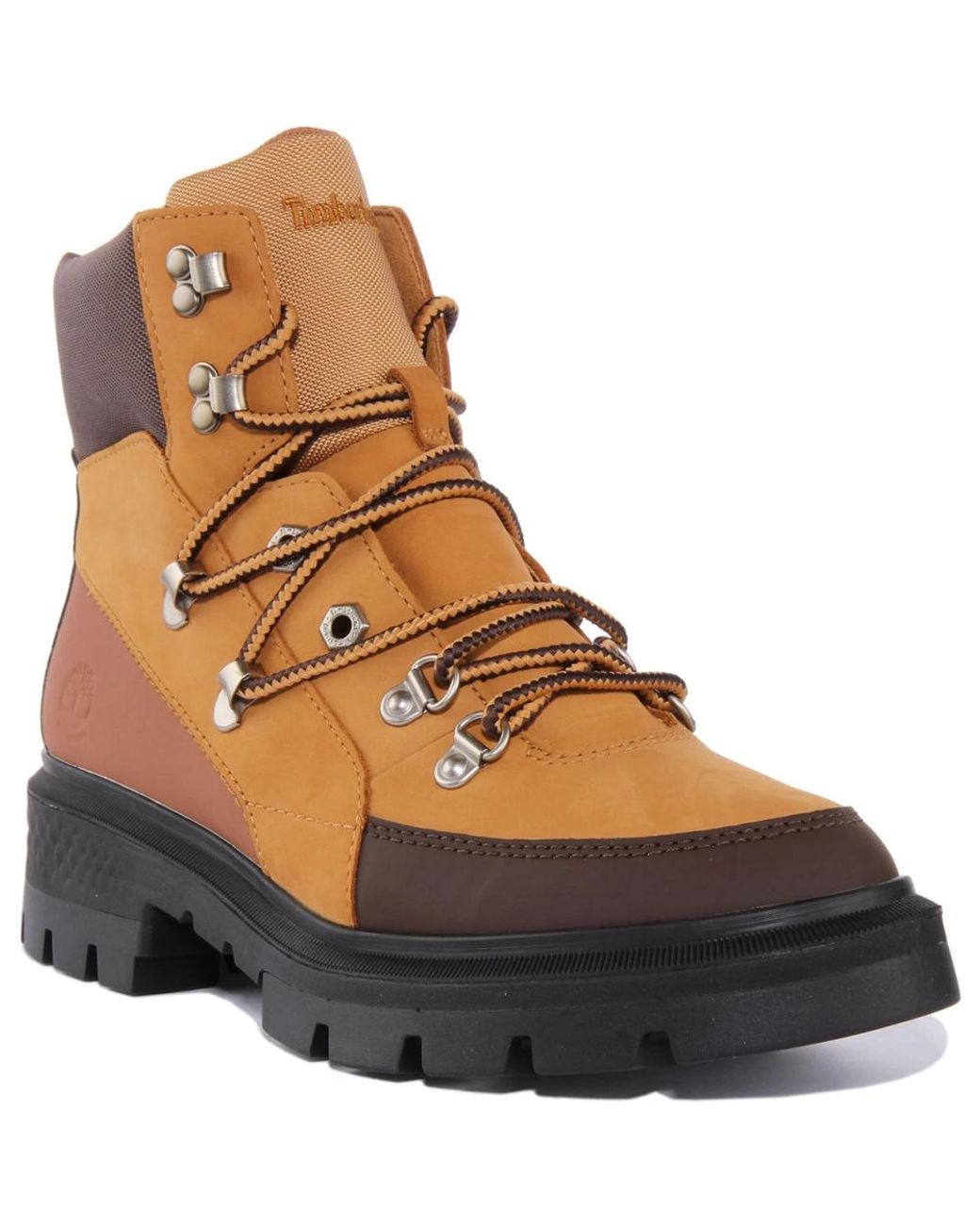 Timberland Brown Lace-Up Boots