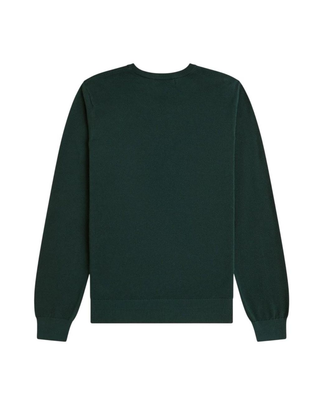 Fred Perry Green Round-Neck Knitwear for men
