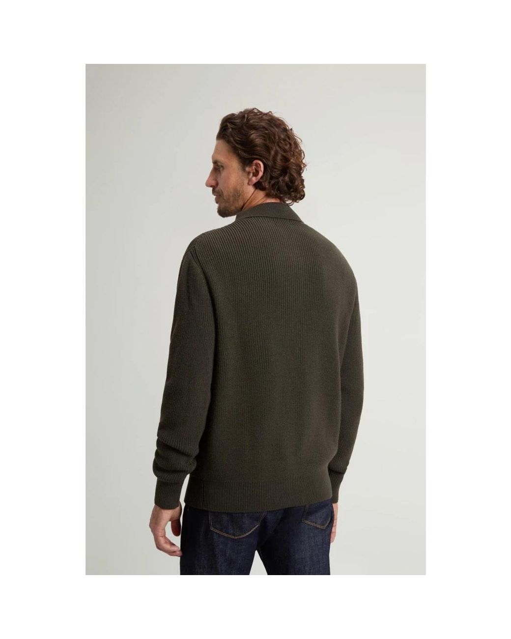 Cardigans Woolrich de hombre de color Black