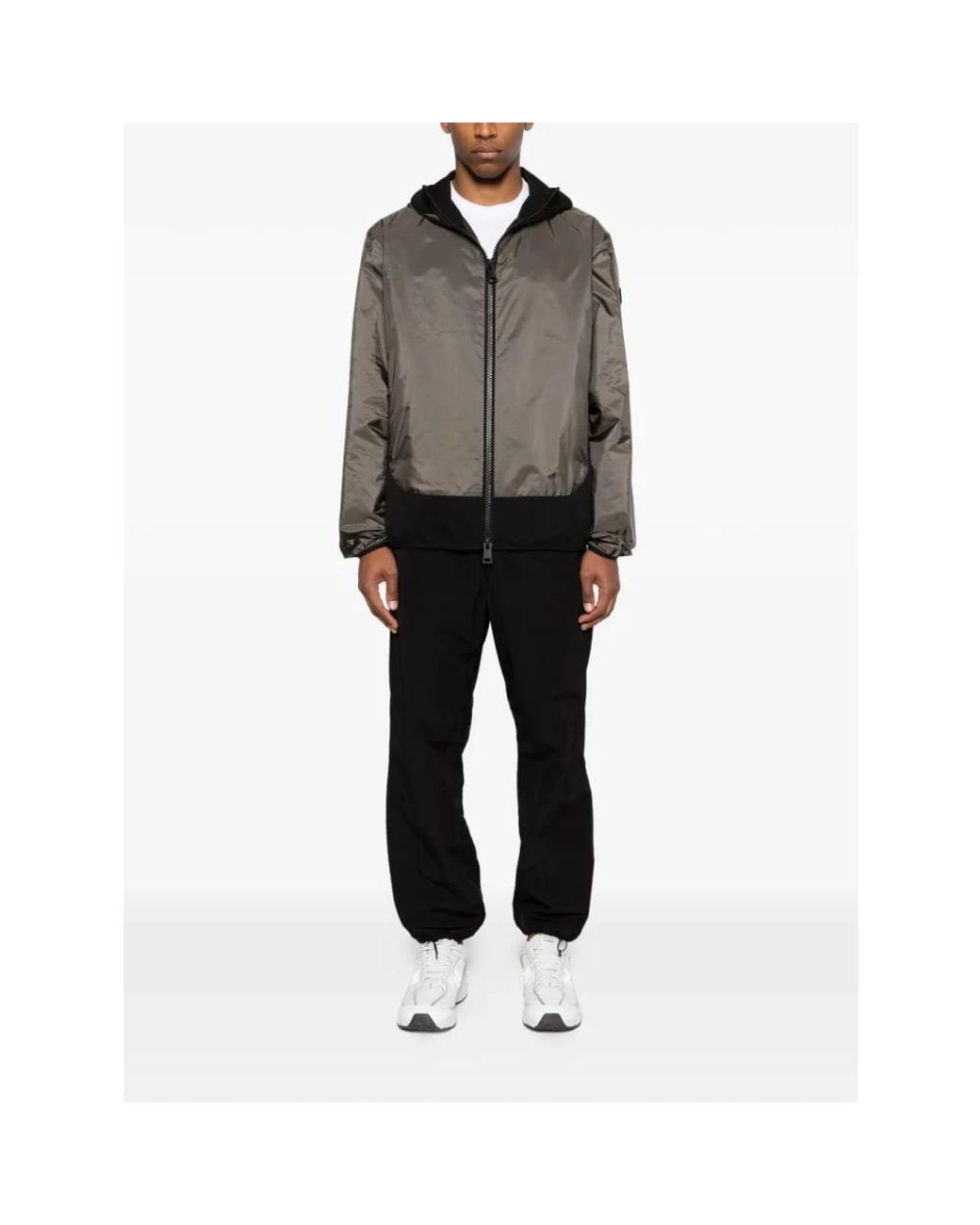 Moncler Gray Light Jackets for men