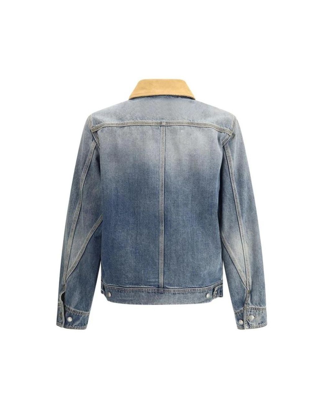 McQueen Blue Denim Jackets for men