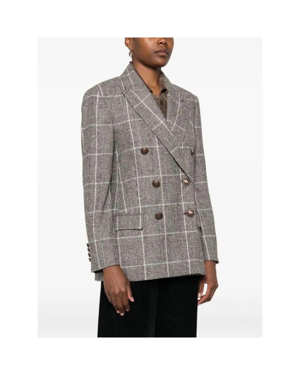 Brunello Cucinelli Gray Blazers