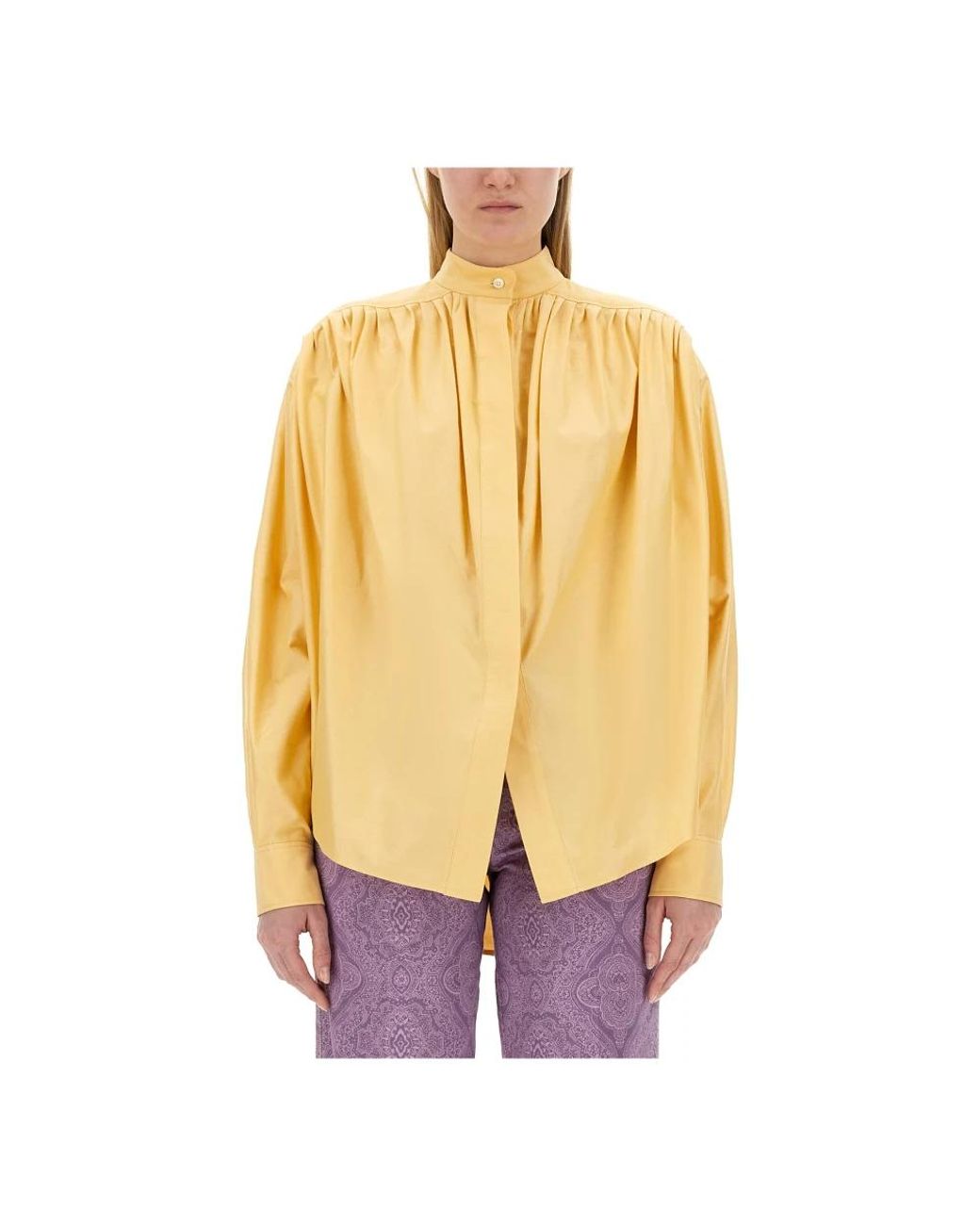 Etro Yellow Blouses