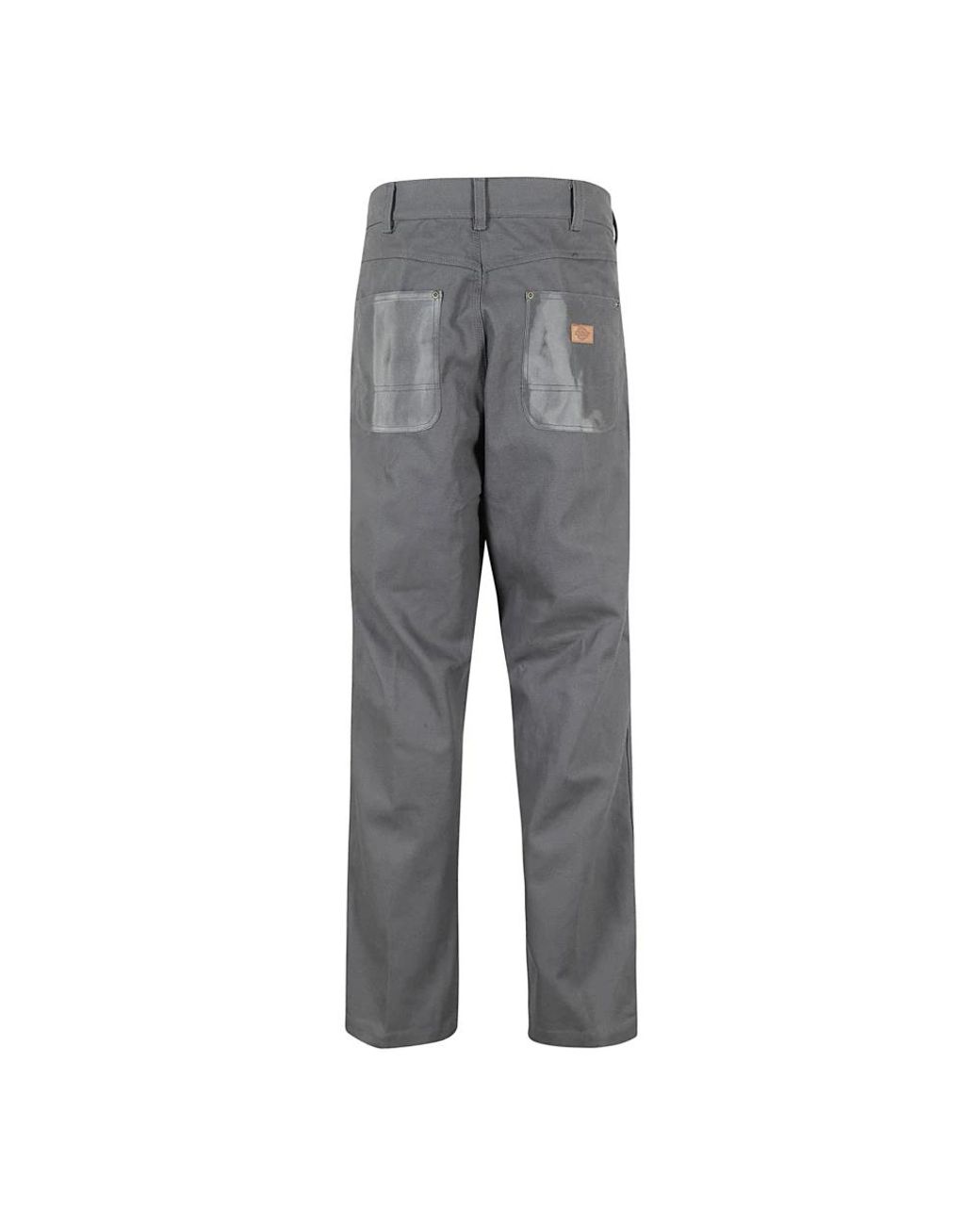 Dickies Gray Straight Trousers for men