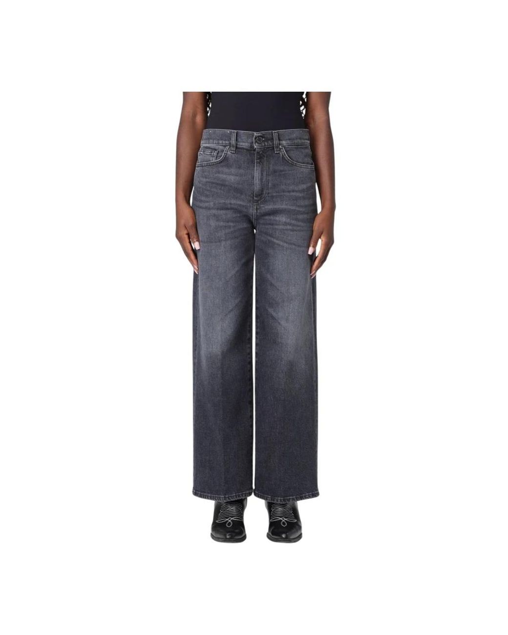 PT01 Blue Wide Jeans