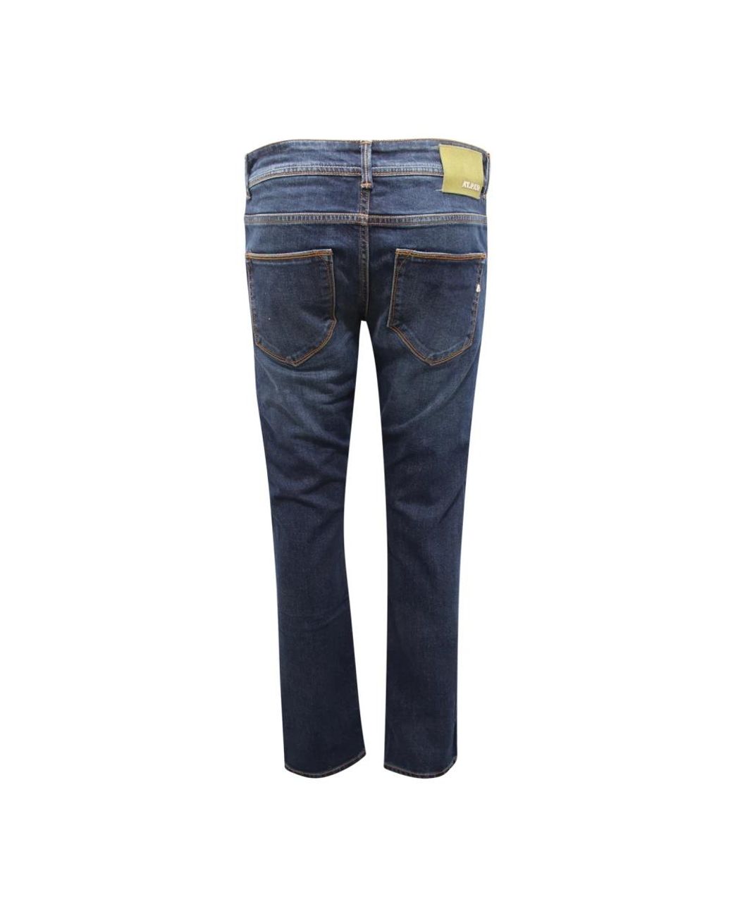 AT.P.CO Blue Straight Fit Jeans for men