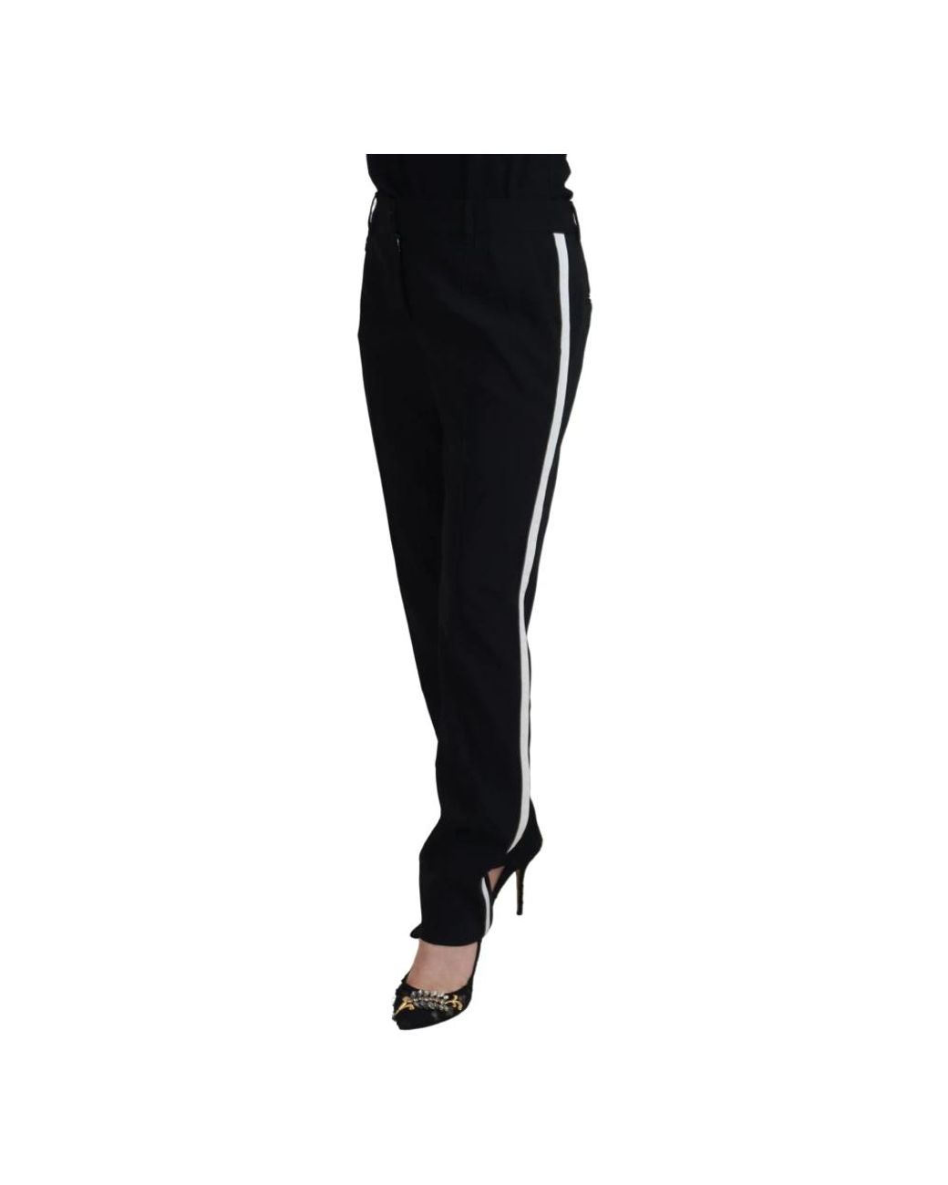 Dolce & Gabbana Black Slim-Fit Trousers