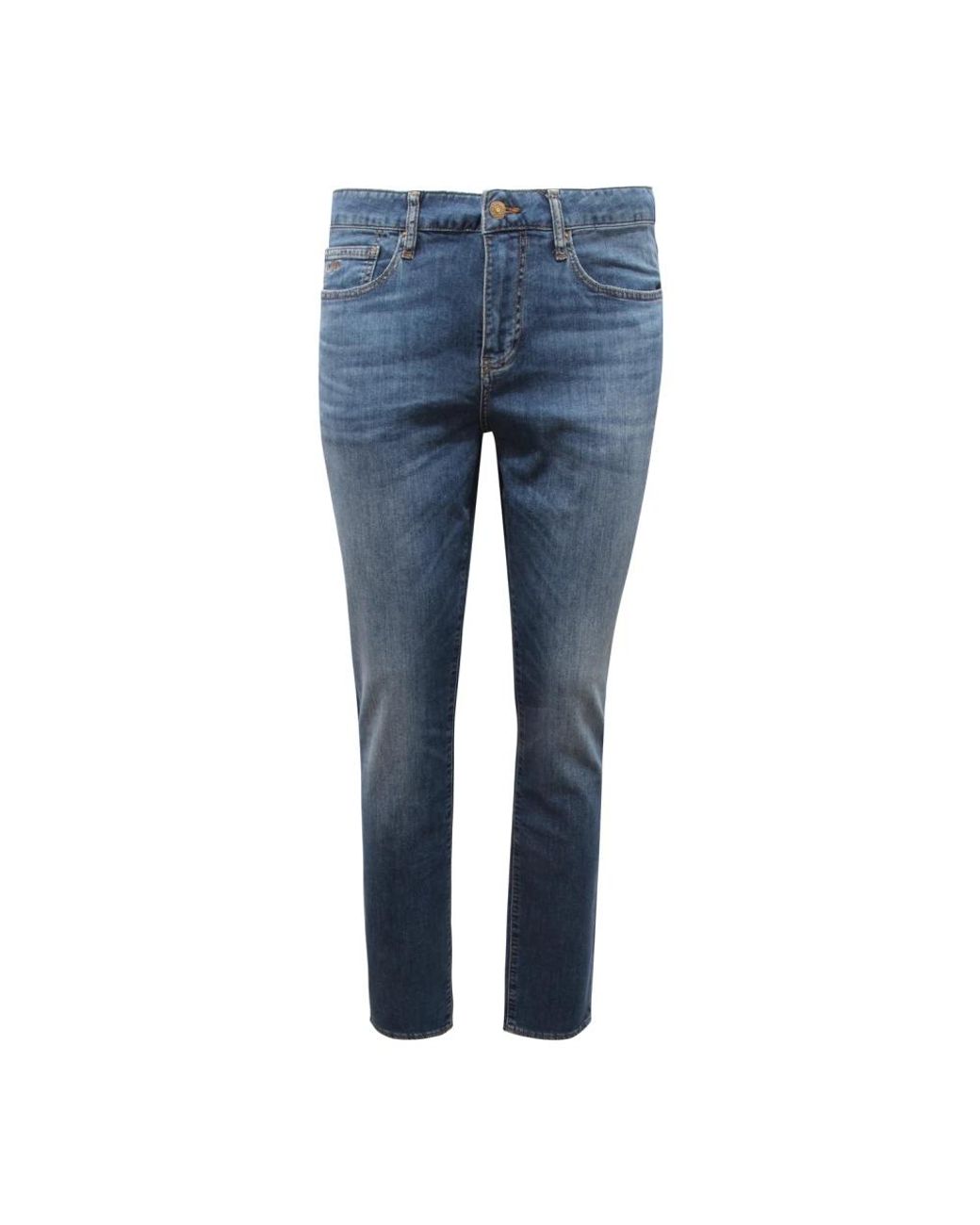 Armani Blue Skinny Fit Jeans for men