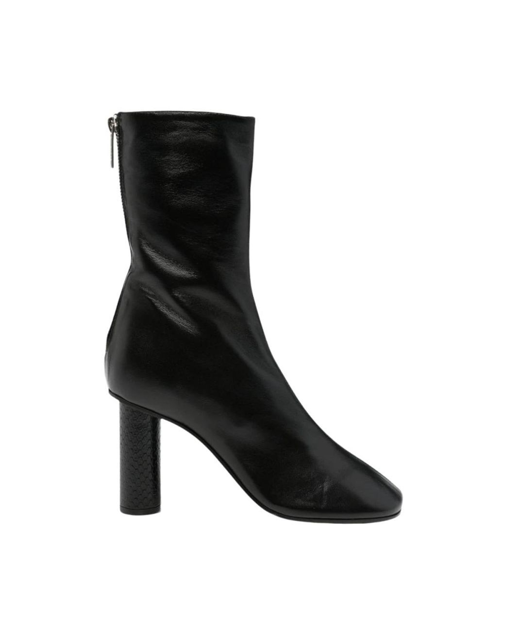 Paris Texas Black Heeled Boots