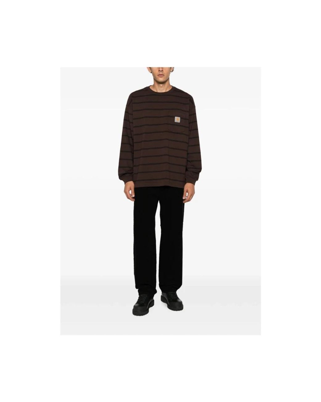 Carhartt Black Straight Fit Jeans for men