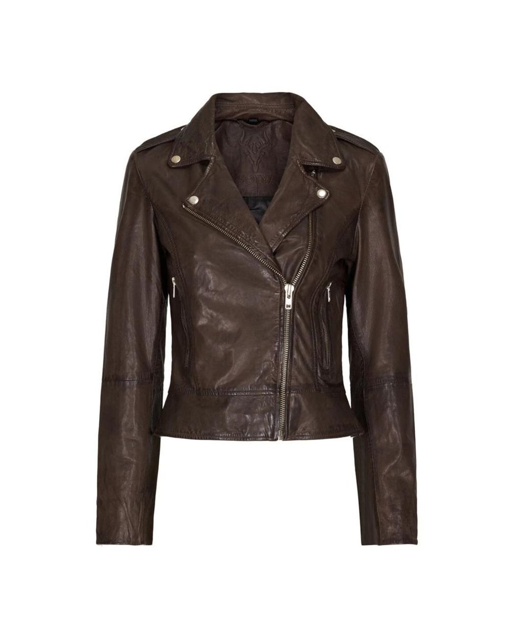 Notyz Brown Leather Jackets